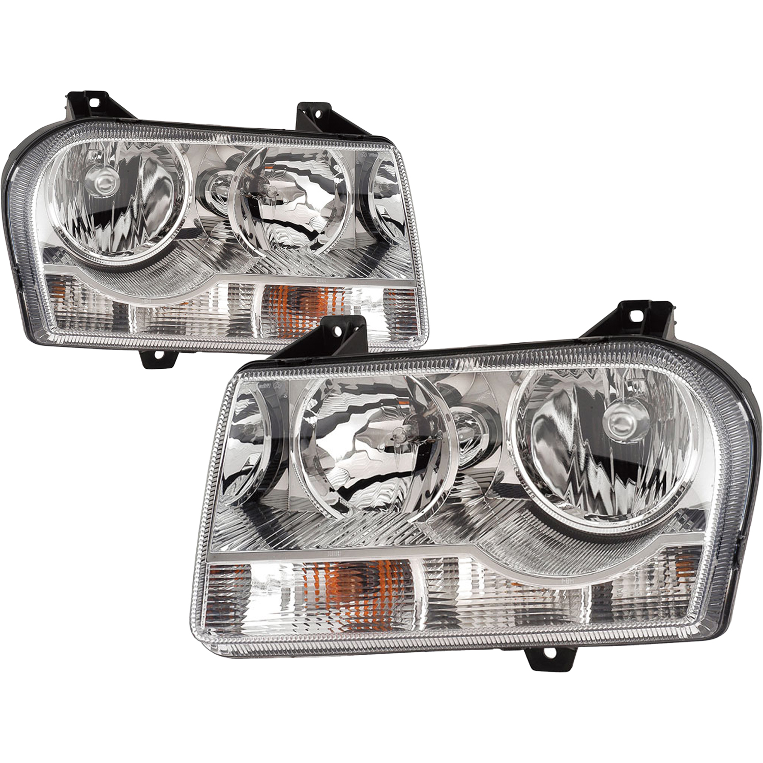 Headlight Set For 05-09 Chrysler 300; CAPA Certified