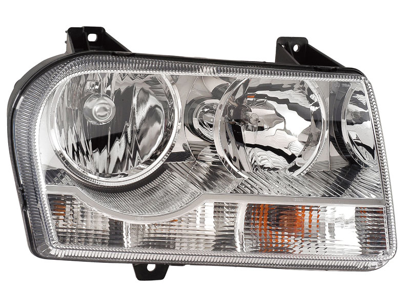 Right Passenger Side Headlight For 05-10 Chrysler 300; CAPA Certified