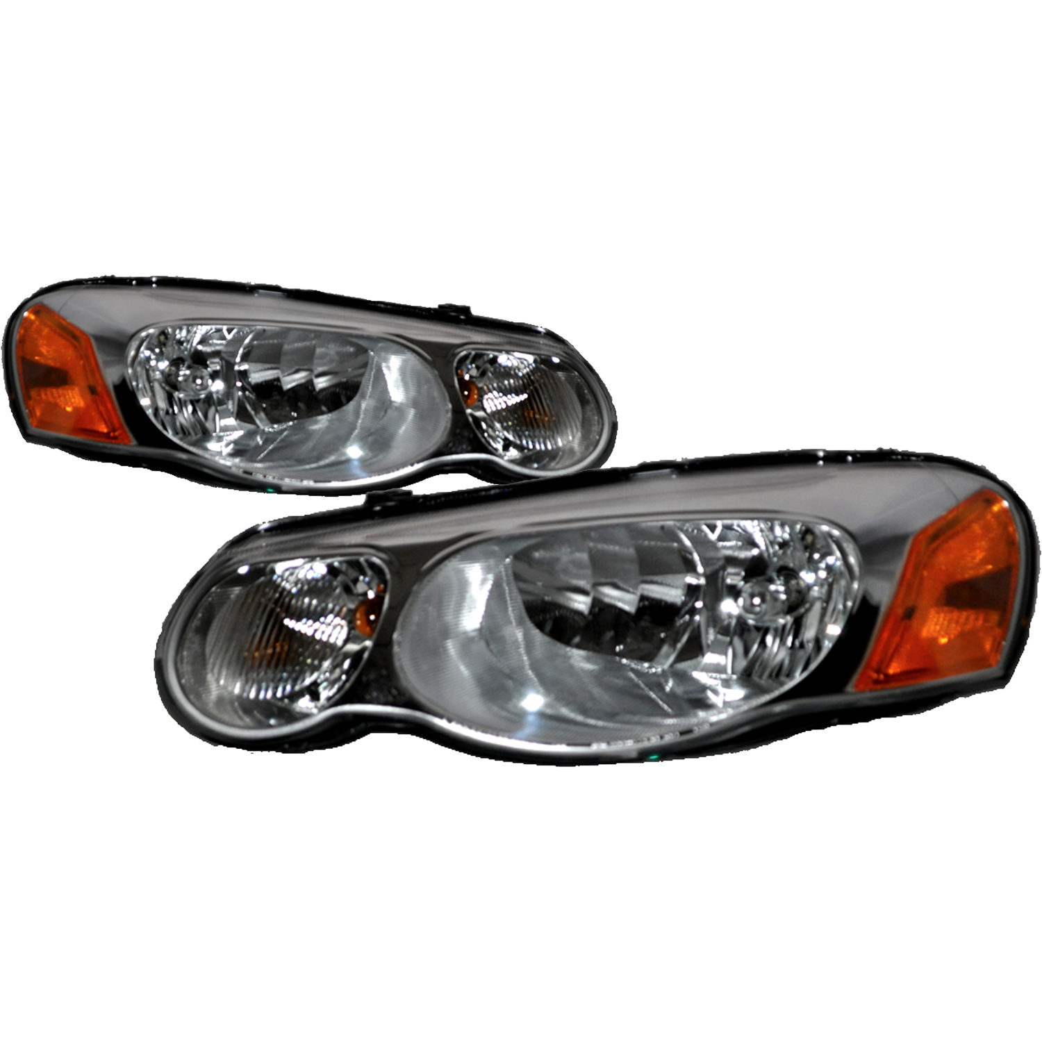 Headlight Set For 04-06 Chrysler Sebring; CAPA Certified