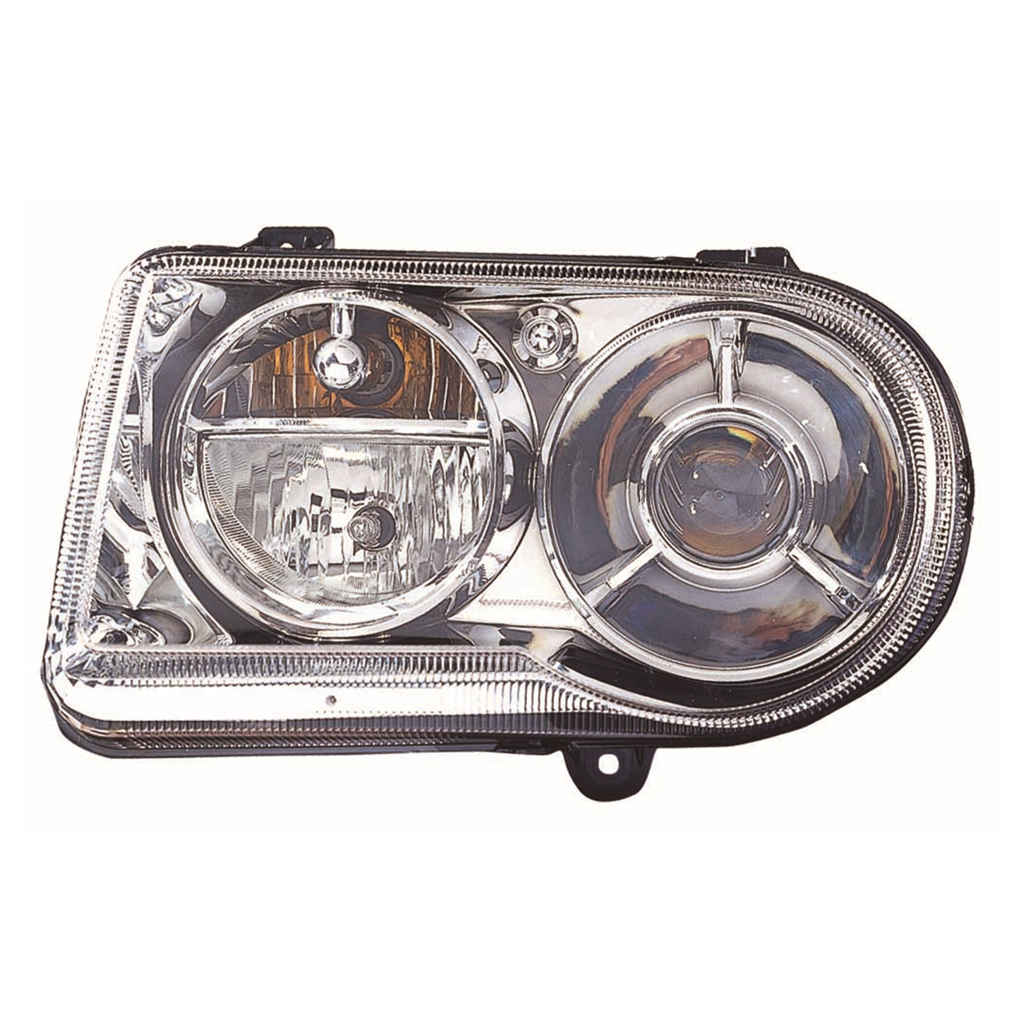 Left Driver Side Headlight For 09-10 Chrysler 300; CAPA Certified