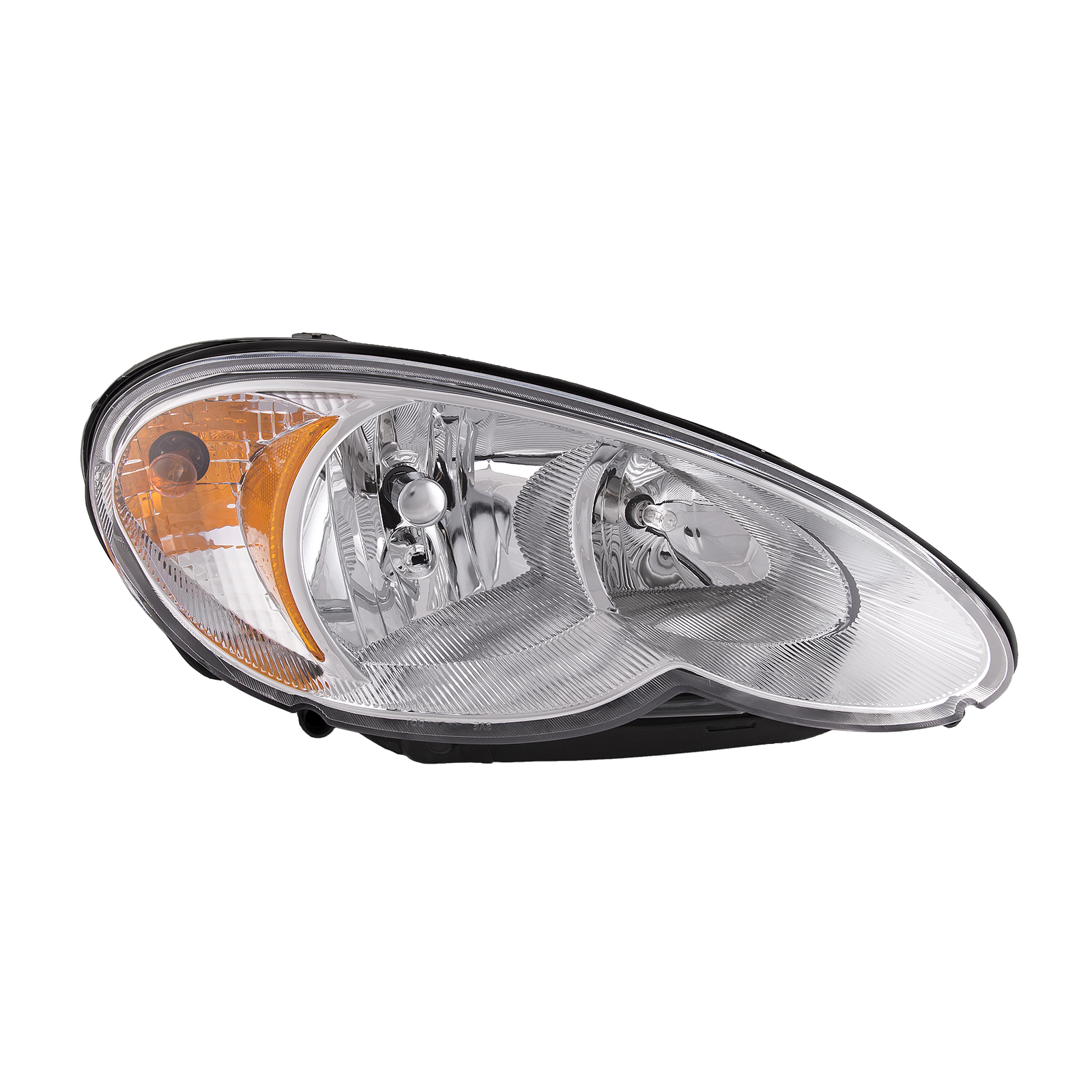 Right Passenger Side Headlight For 06-10 Chrysler PT Cruiser; CAPA Certified