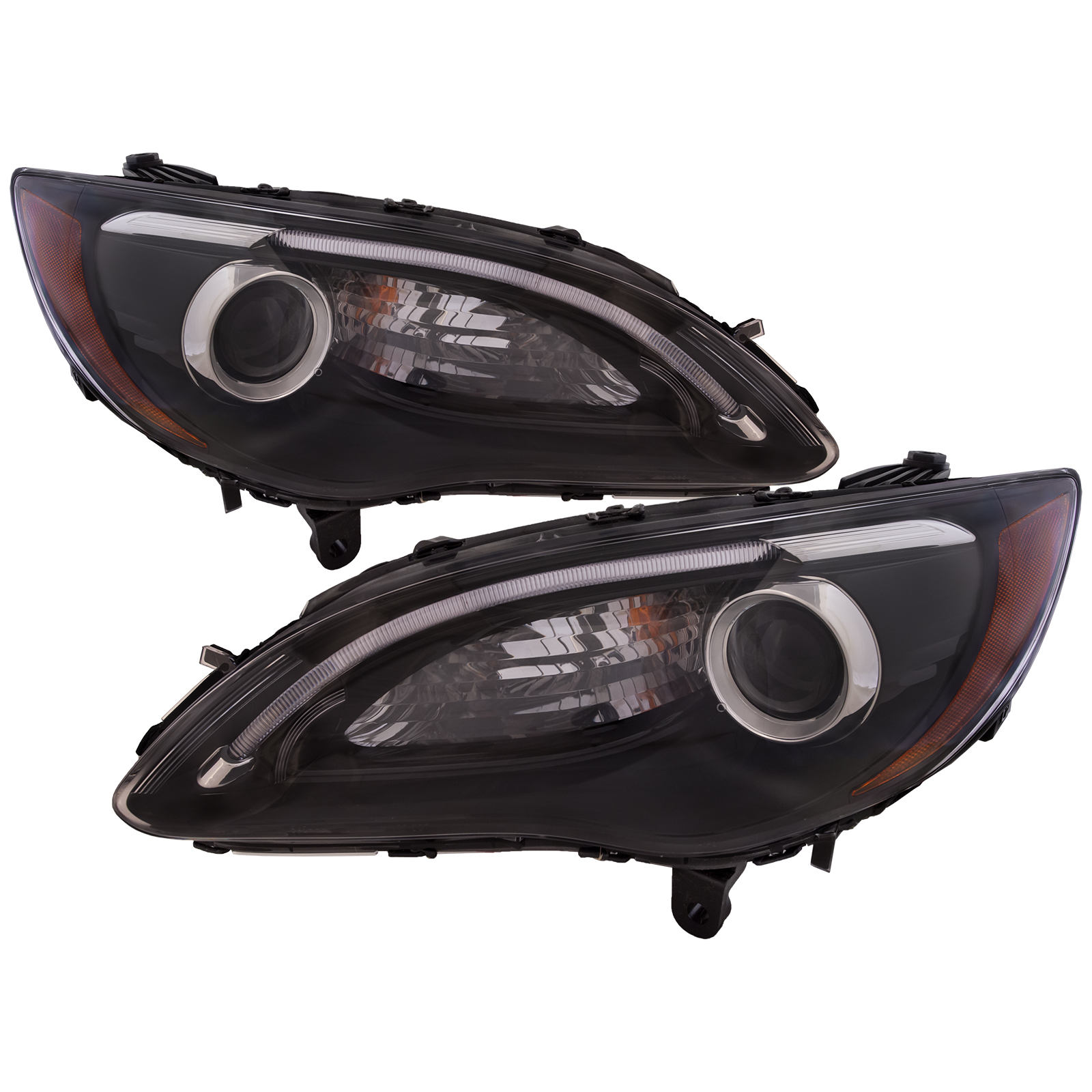 Headlight Set For 11-14 Chrysler 200; CAPA Certified