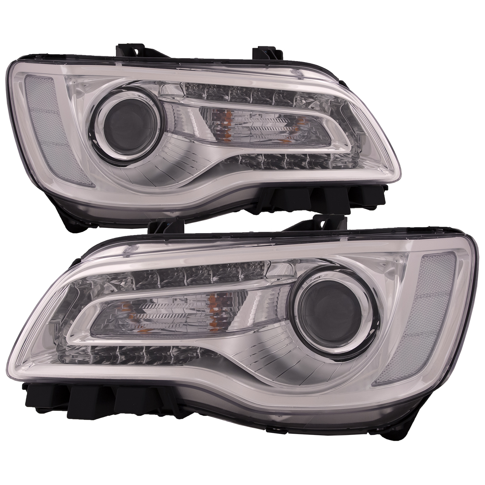 Headlight Set For 18-23 Chrysler 300; CAPA Certified