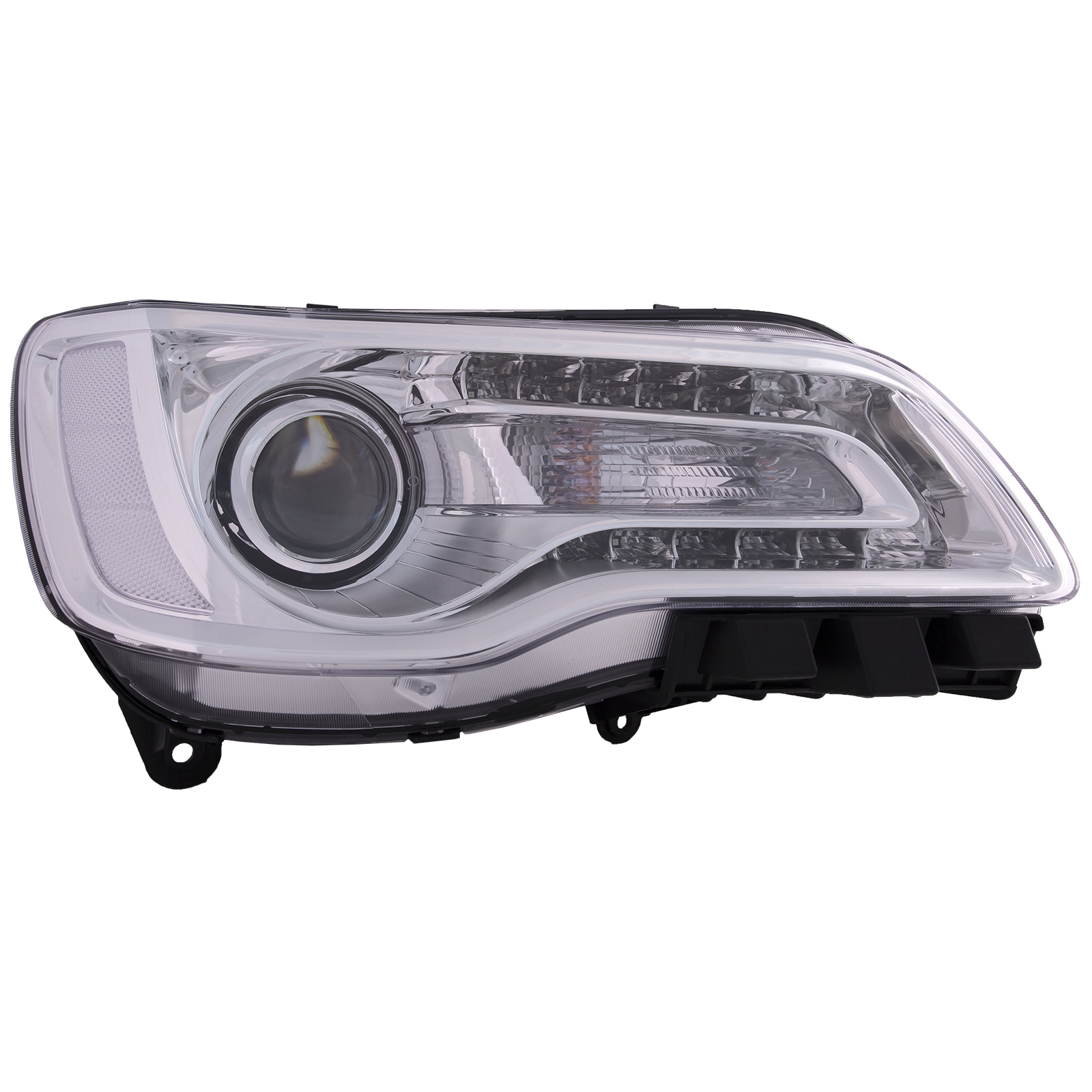 Right Passenger Side Headlight For 15-17 Chrysler 300; CAPA Certified