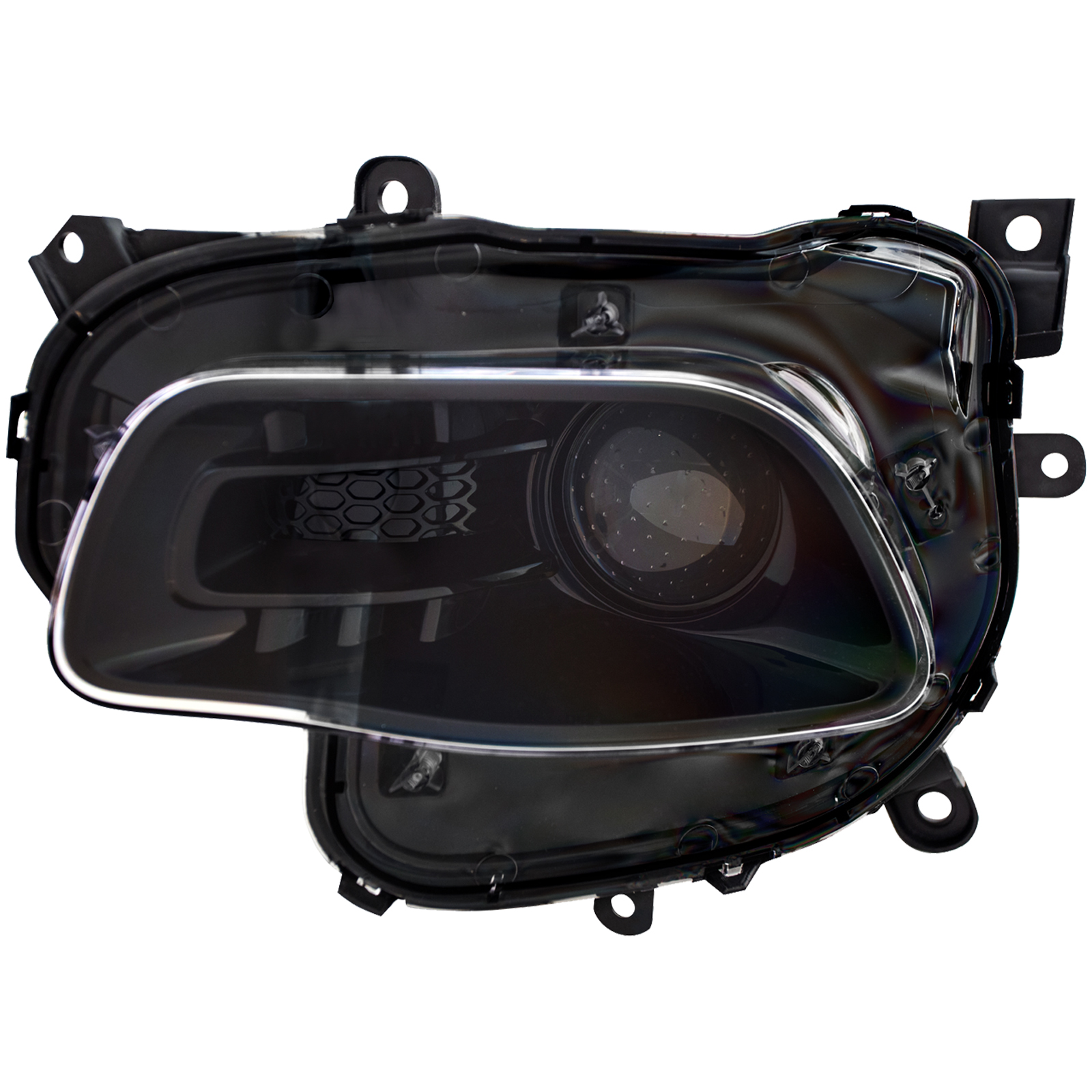 Left Driver Side Headlight For 14-17 Jeep Cherokee; CAPA Certified