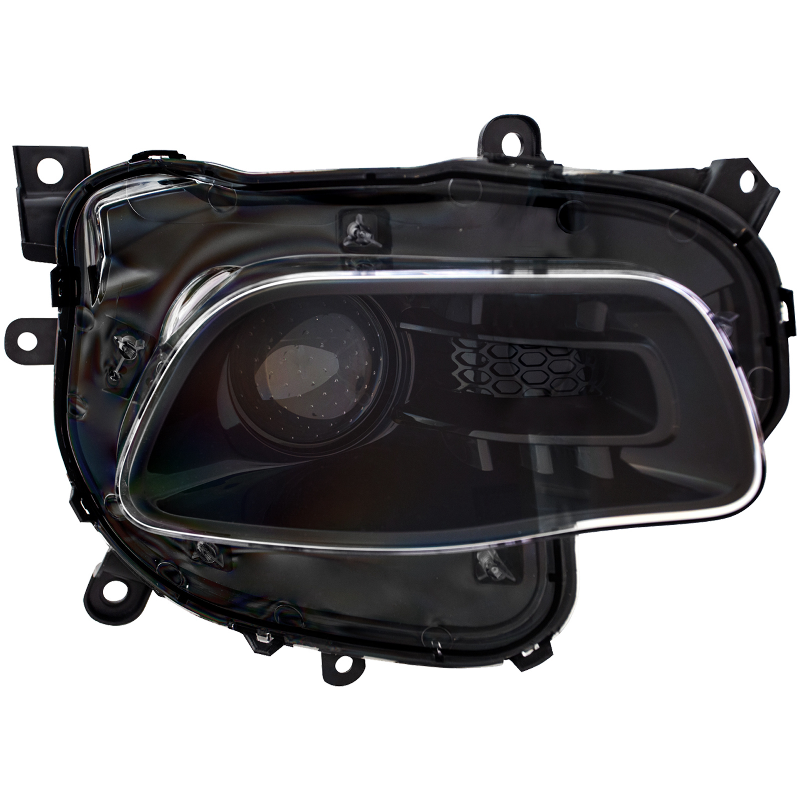 Right Passenger Side Headlight For 14-17 Jeep Cherokee; CAPA Certified