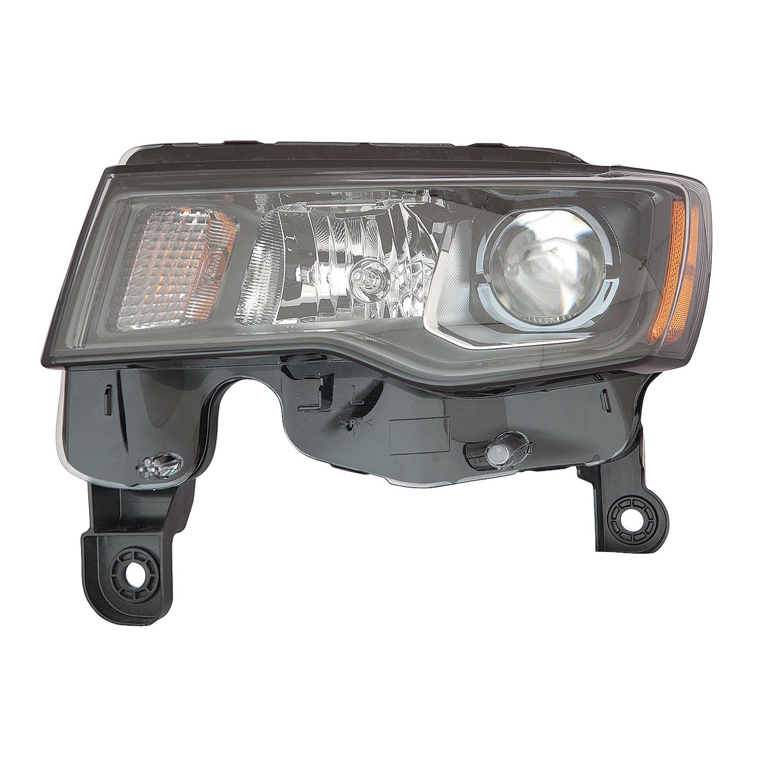 Left Driver Side Headlight For 17-21 Jeep Grand Cherokee; CAPA Certified