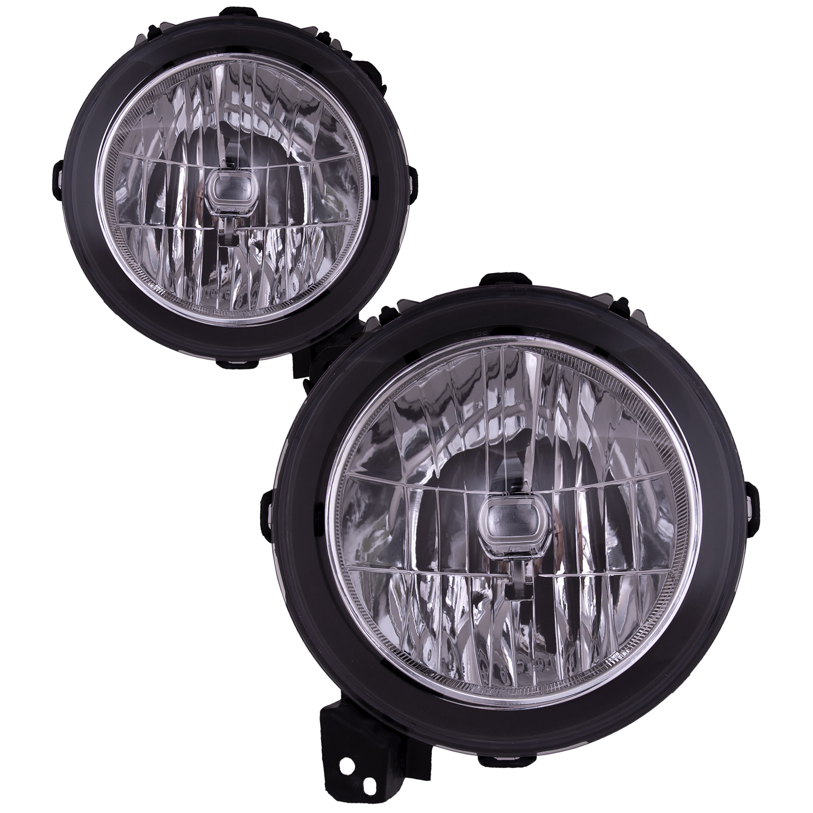 Headlight Set For 20-25 Jeep Gladiator, 18-25 Jeep Wrangler; CAPA Certified