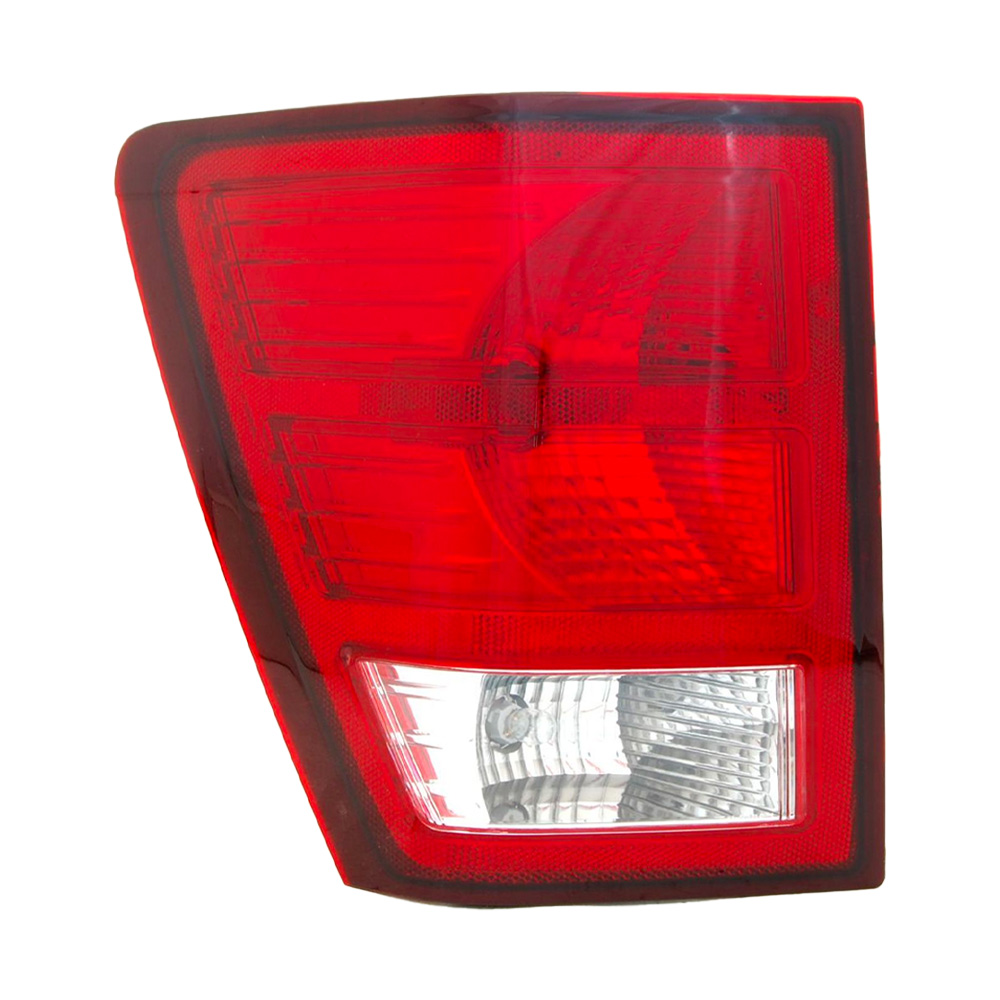 Left Driver Side Tail Light For 07-10 Jeep Grand Cherokee; CAPA Certified