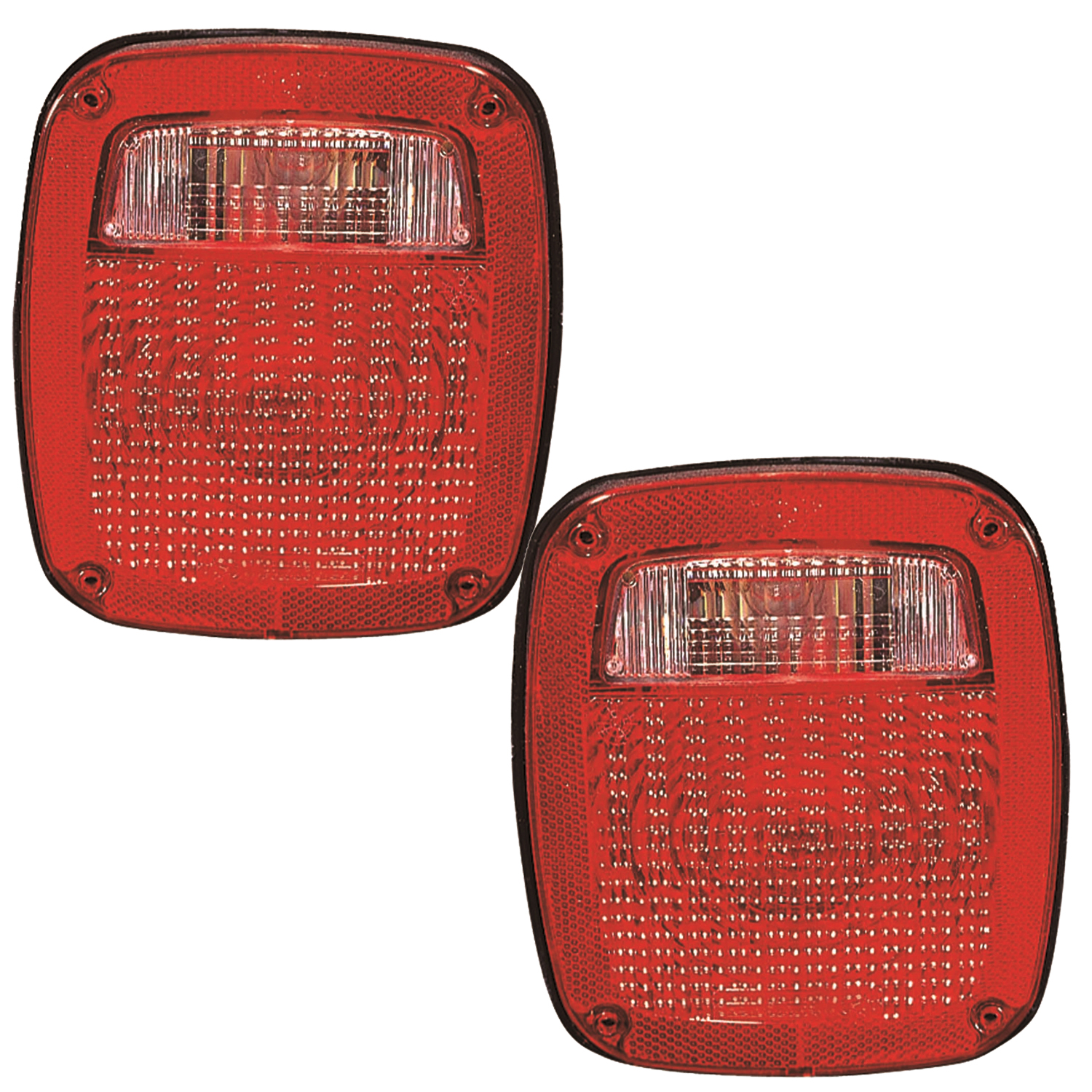Tail Light Set For 98-06 Jeep Wrangler; CAPA Certified