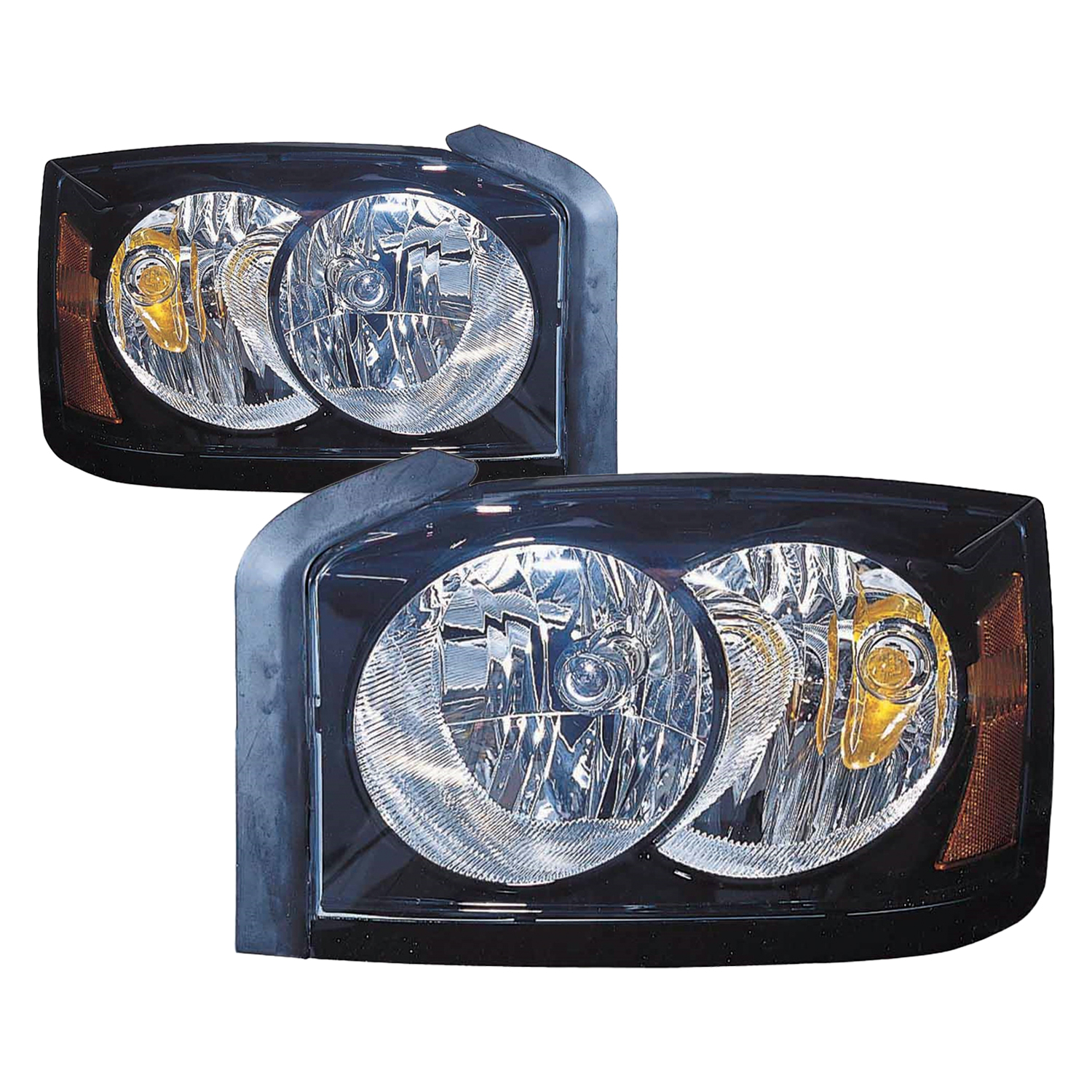Headlight Set For 06-07 Dodge Dakota; CAPA Certified