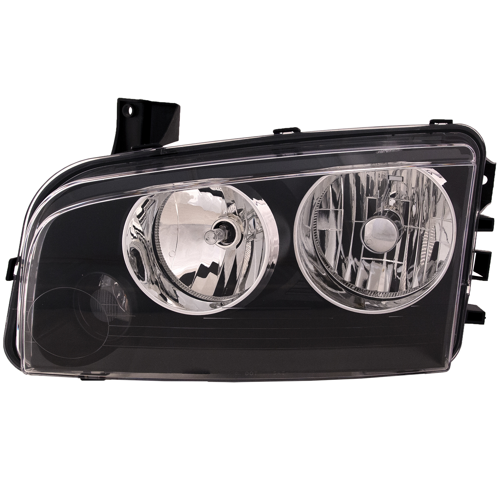Left Driver Side Headlight For 06-07 Dodge Charger; CAPA Certified