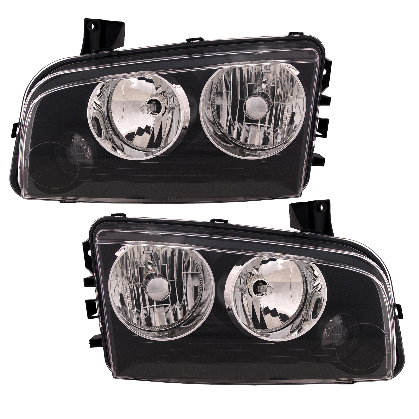 Headlight Set For 06-07 Dodge Charger; CAPA Certified