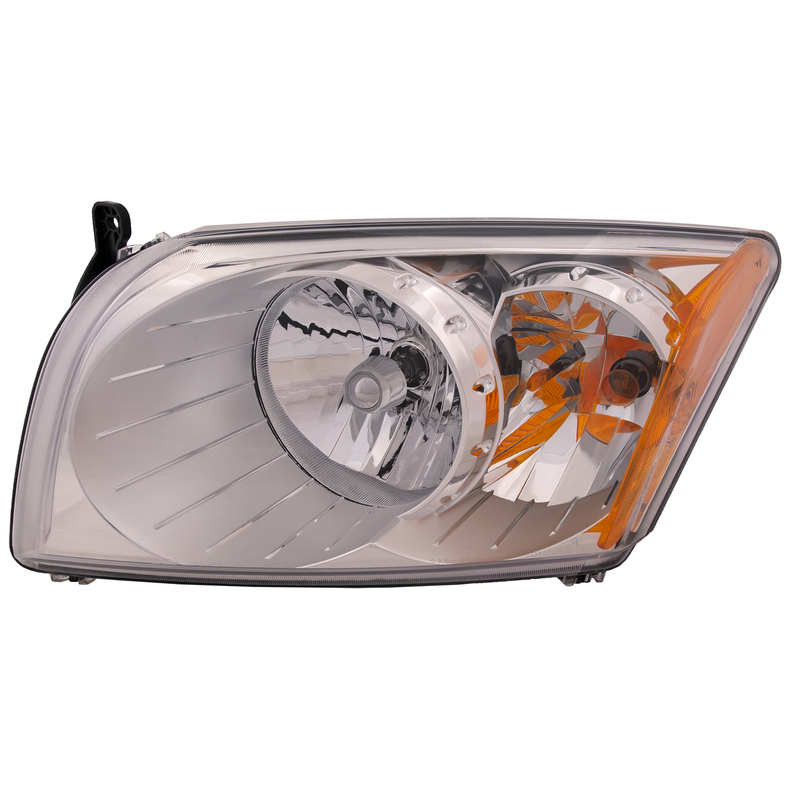 Left Driver Side Headlight For 07-12 Dodge Caliber; CAPA Certified
