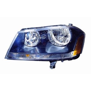 Left Driver Side Headlight For 08-14 Dodge Avenger; CAPA Certified