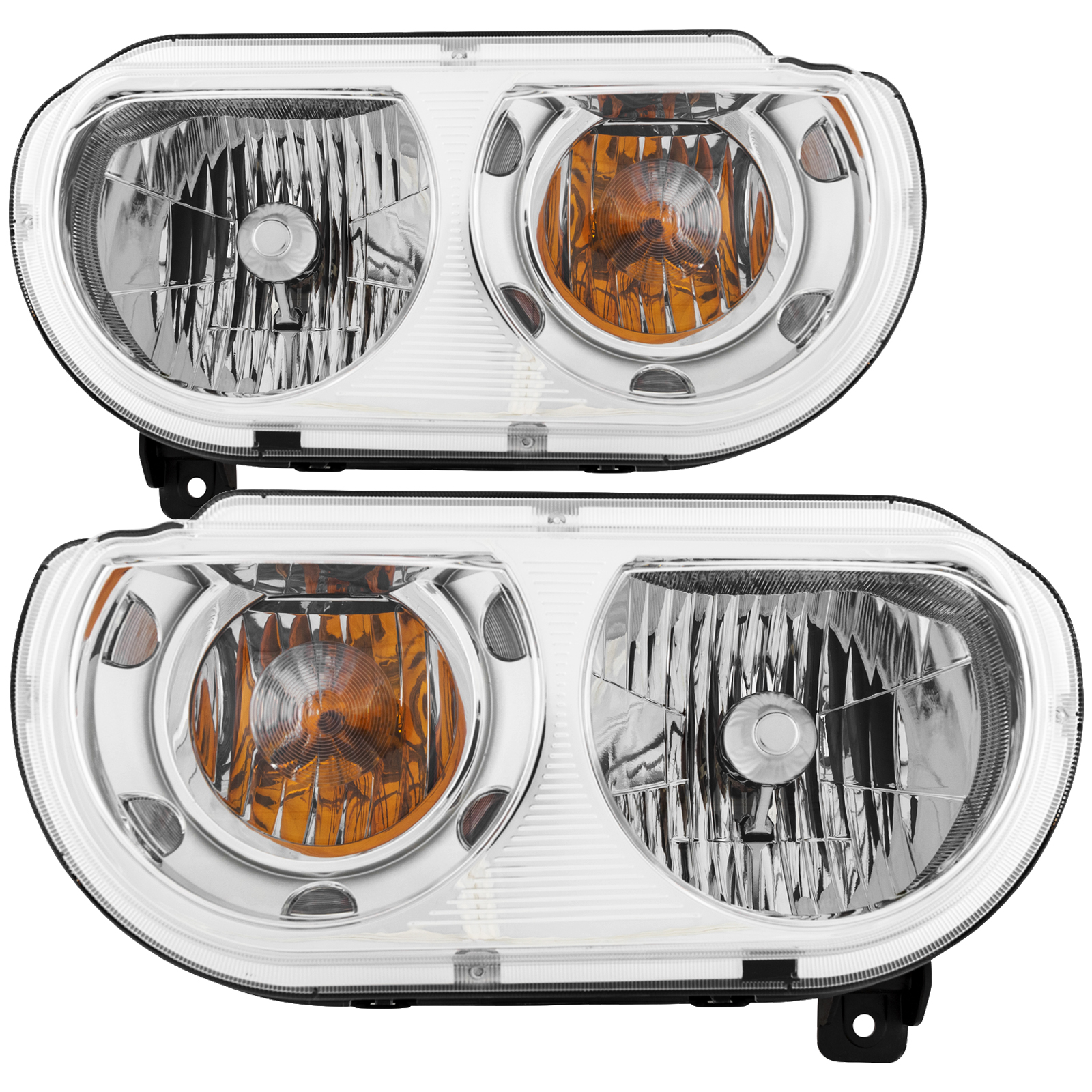 Headlight Set For 08-14 Dodge Challenger; CAPA Certified