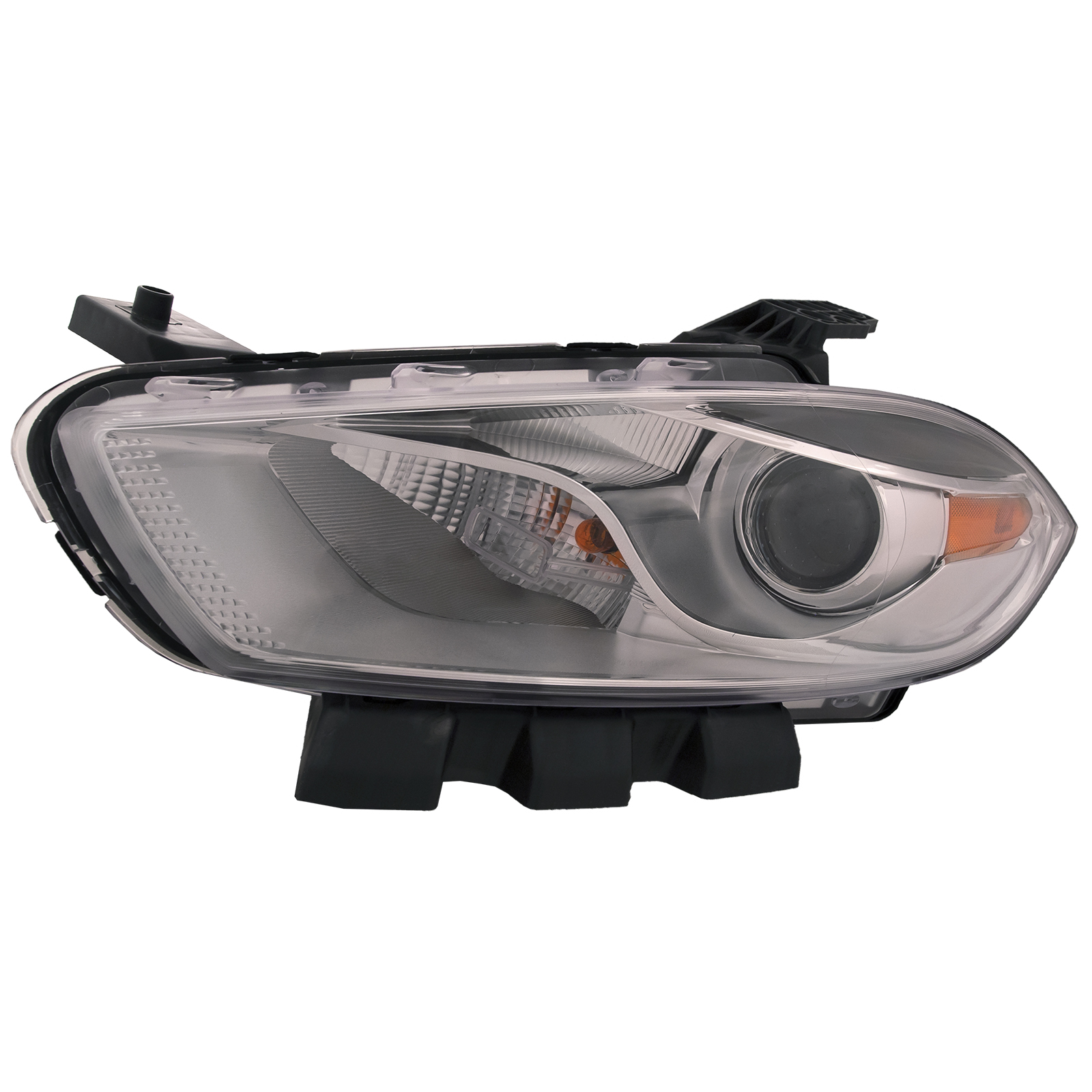 Left Driver Side Headlight For 13-15 Dodge Dart; CAPA Certified