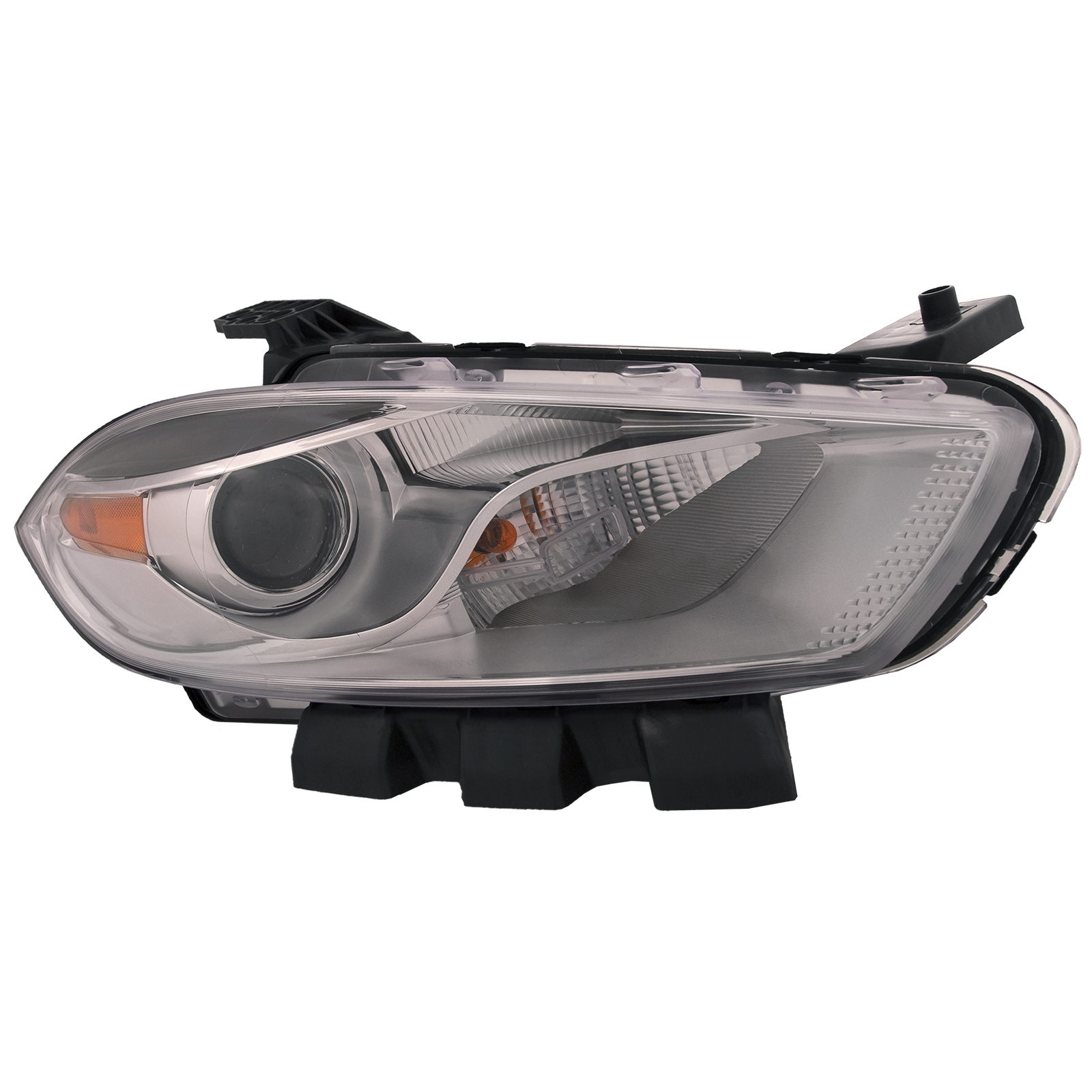 Right Passenger Side Headlight For 13-15 Dodge Dart; CAPA Certified