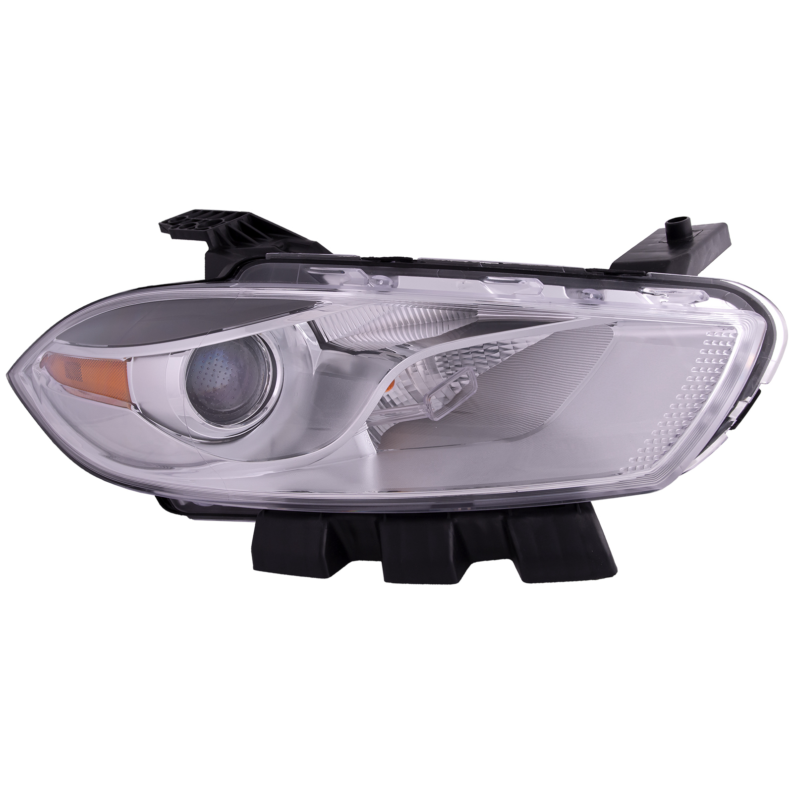 Right Passenger Side Headlight For 16 Dodge Dart; CAPA Certified
