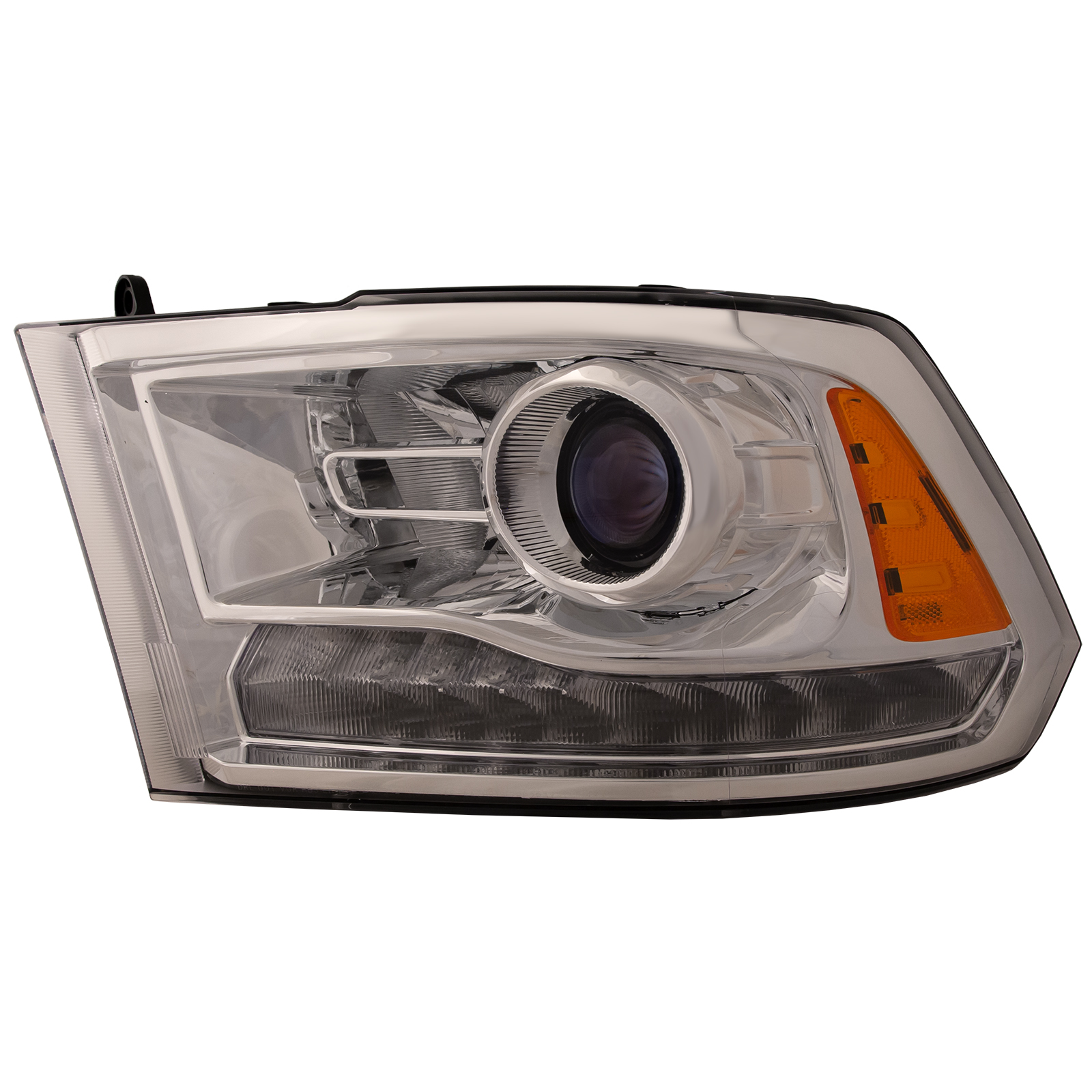 Left Driver Side Headlight For 16-18 Ram 1500, 19-23 Ram 1500 Classic, 16-18 Ram 2500, 16-18 Ram 3500; CAPA Certified