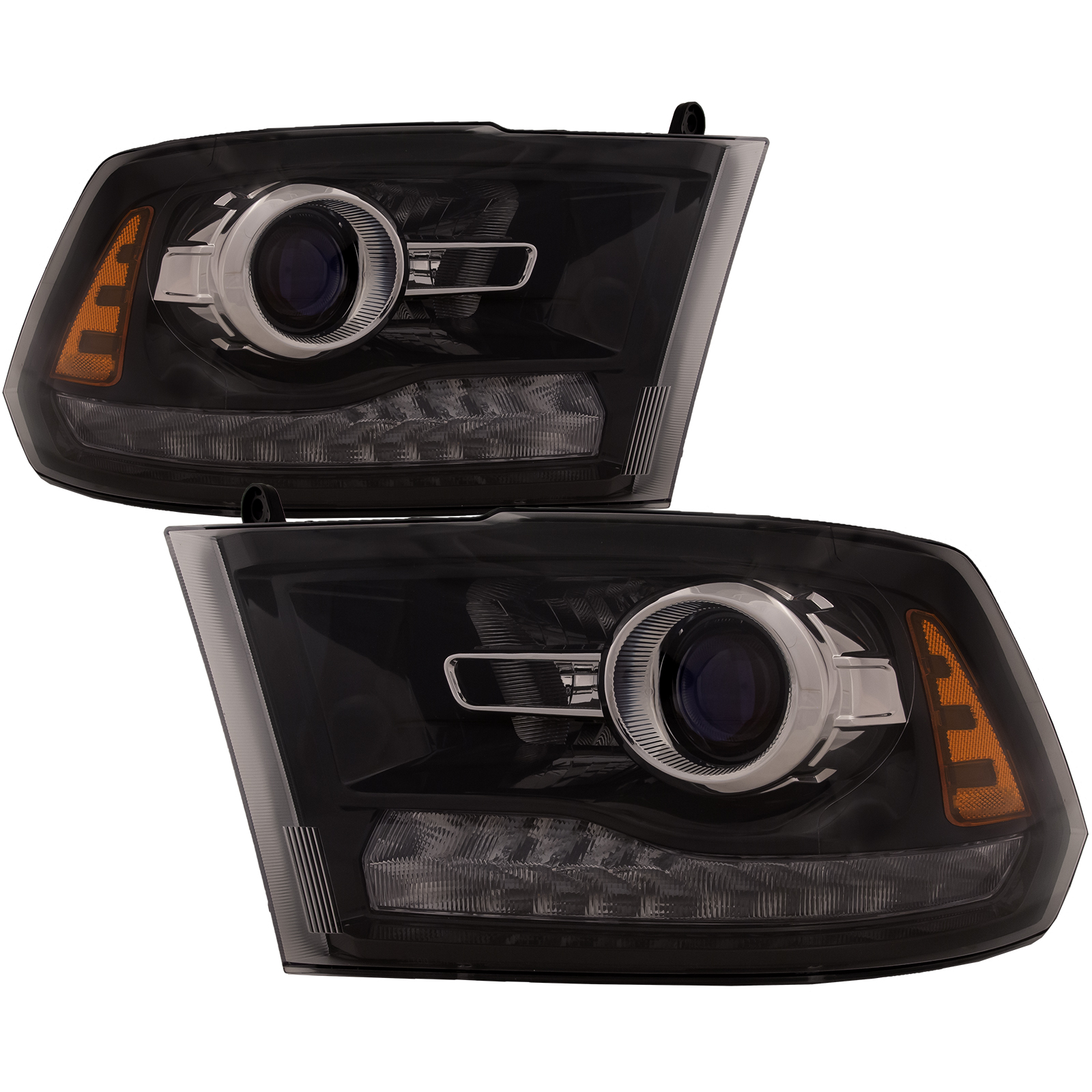 Headlight Set For 13-14 Ram 1500; CAPA Certified