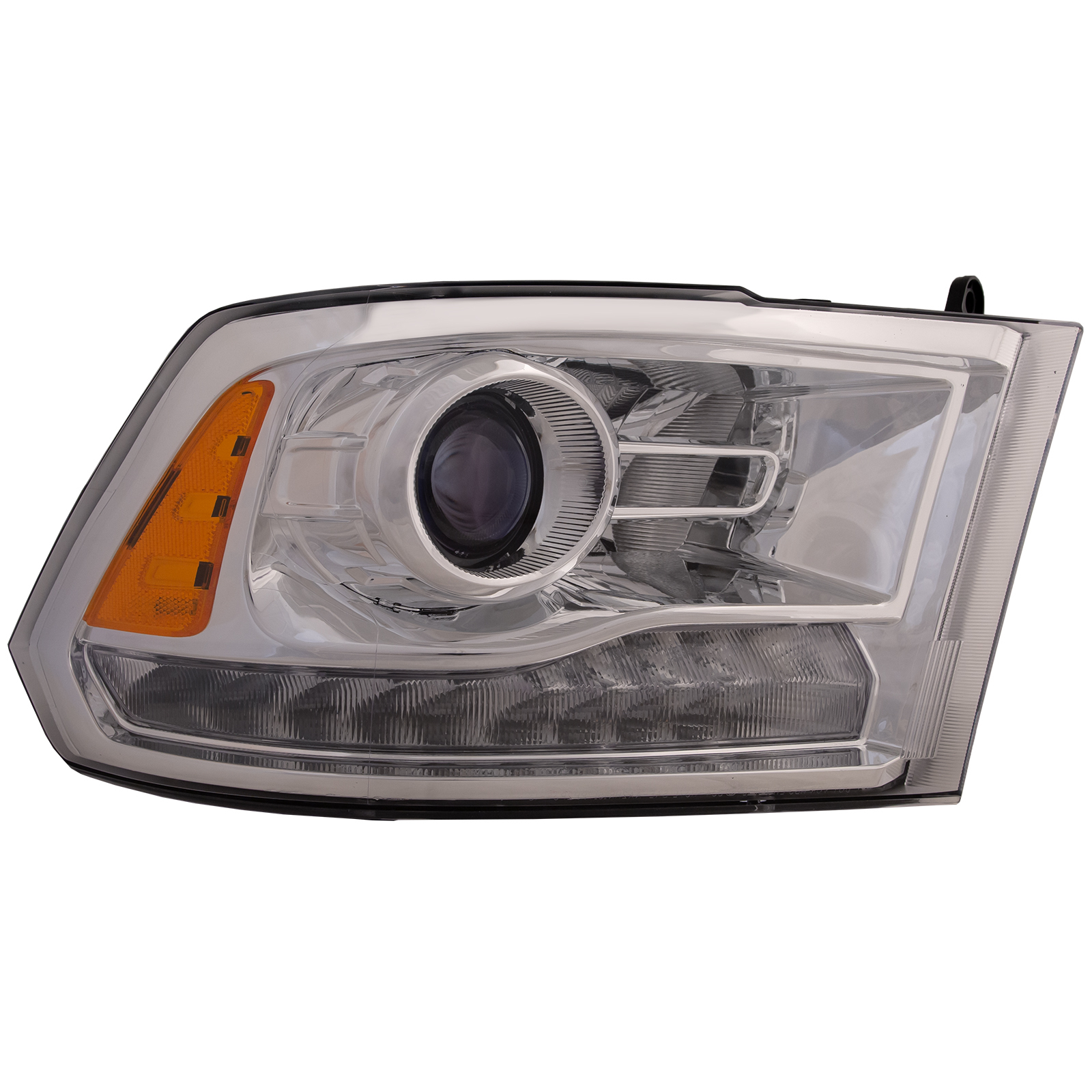 Right Passenger Side Headlight For 13-15 Ram 1500, 13-16 Ram 2500, 13-16 Ram 3500; CAPA Certified