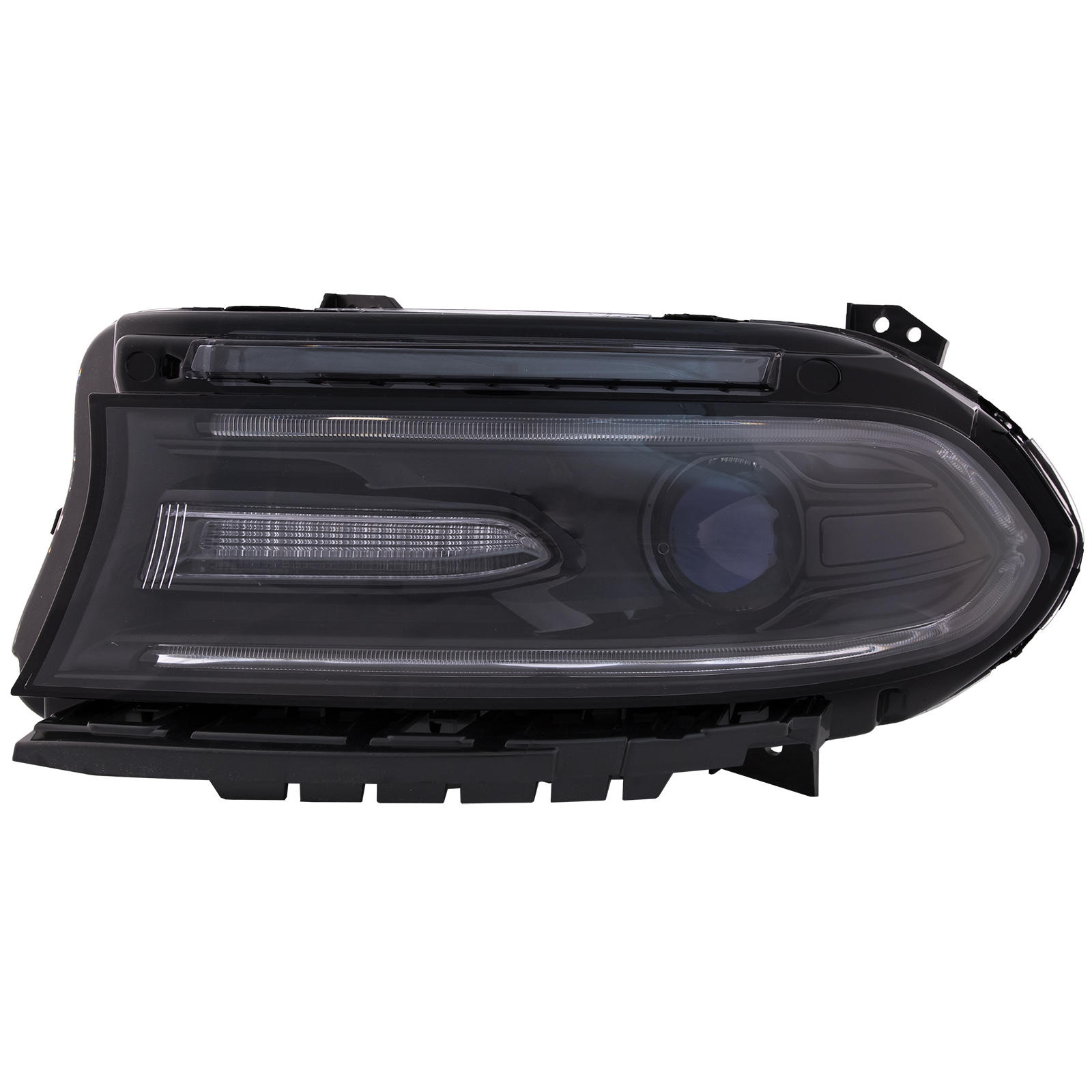 Left Driver Side Headlight For 15-16 Dodge Charger; CAPA Certified