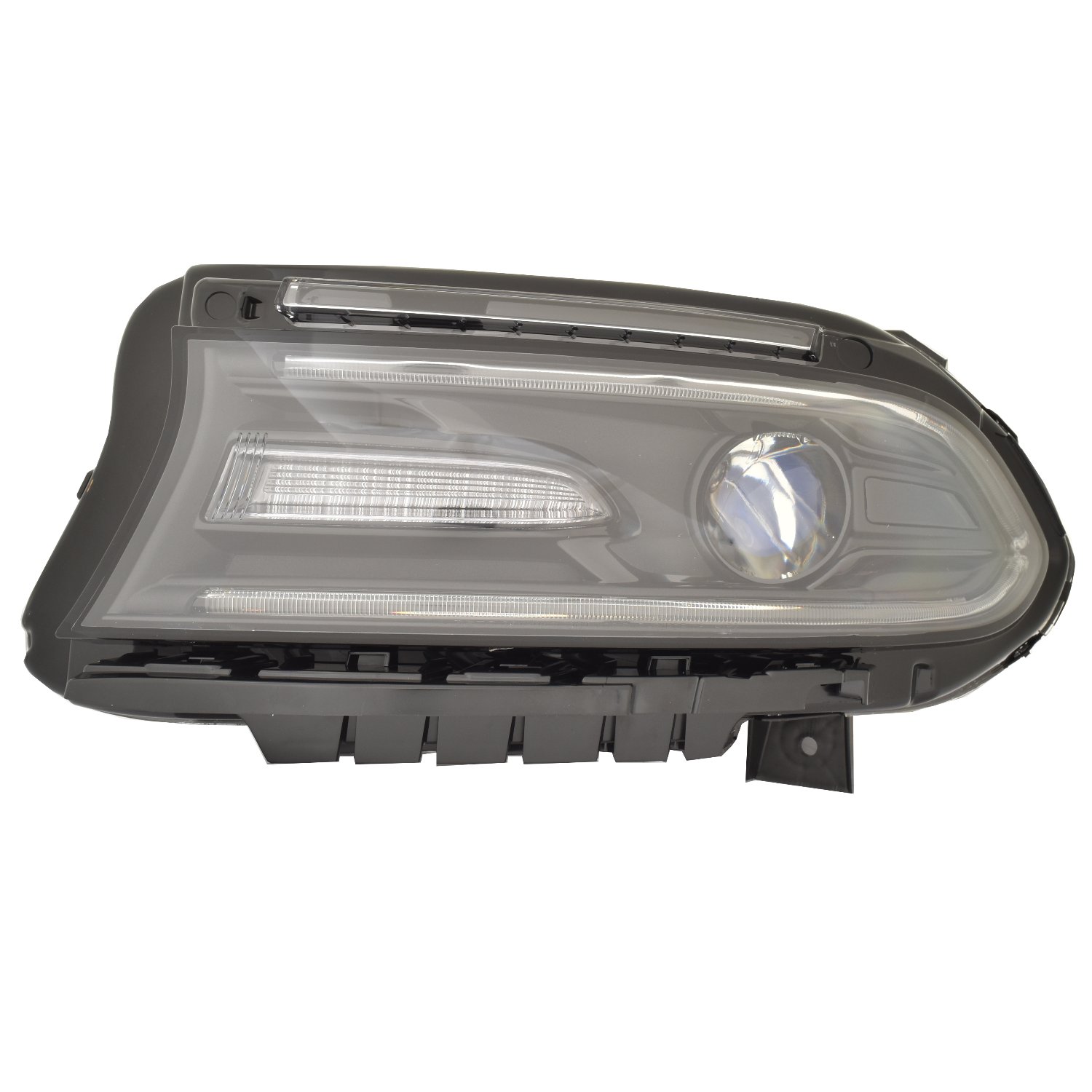 Left Driver Side Headlight For 18-22 Dodge Charger; CAPA Certified