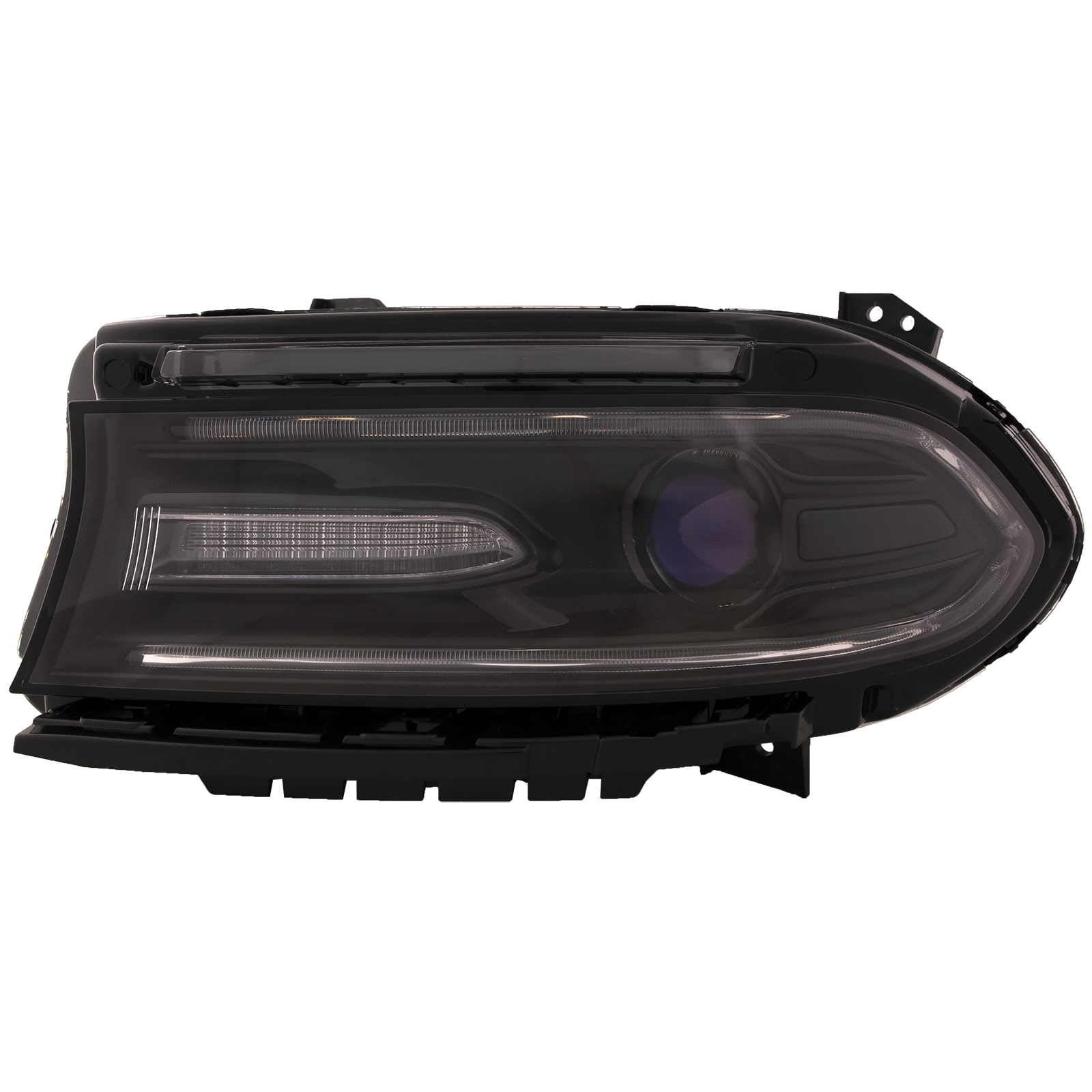 Left Driver Side Headlight For 16-17 Dodge Charger; CAPA Certified