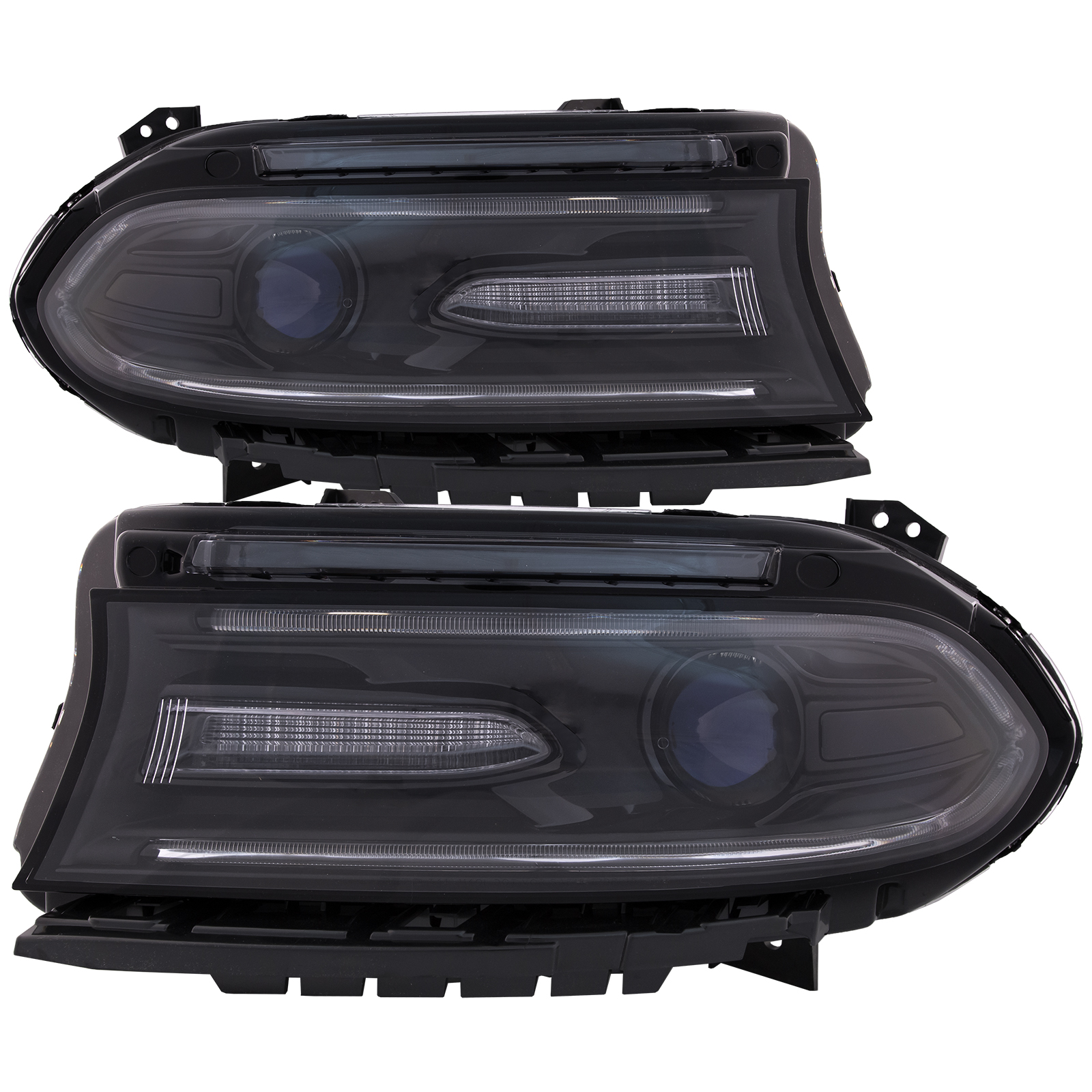 Headlight Set For 15-16 Dodge Charger; CAPA Certified