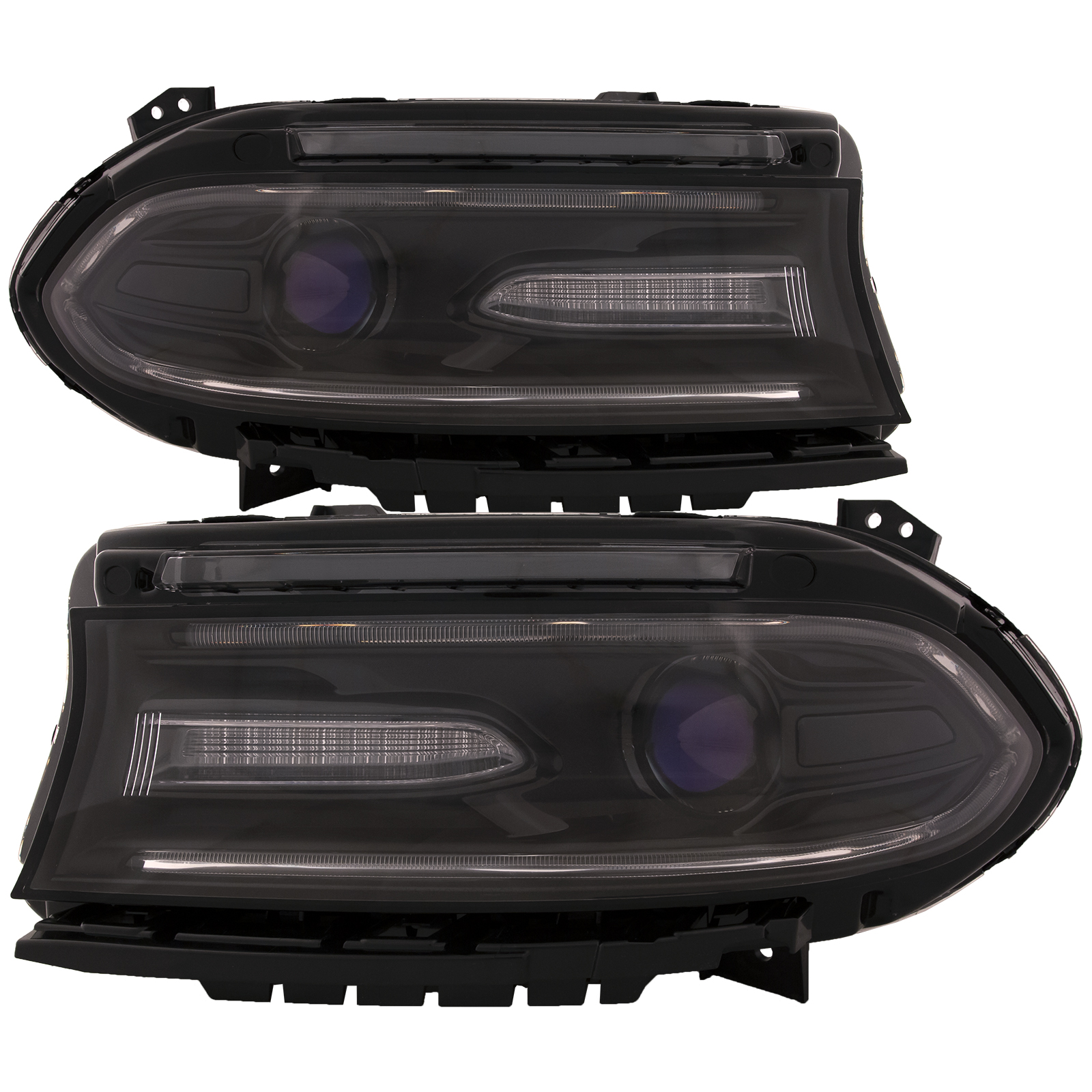 Headlight Set For 16-17 Dodge Charger; CAPA Certified