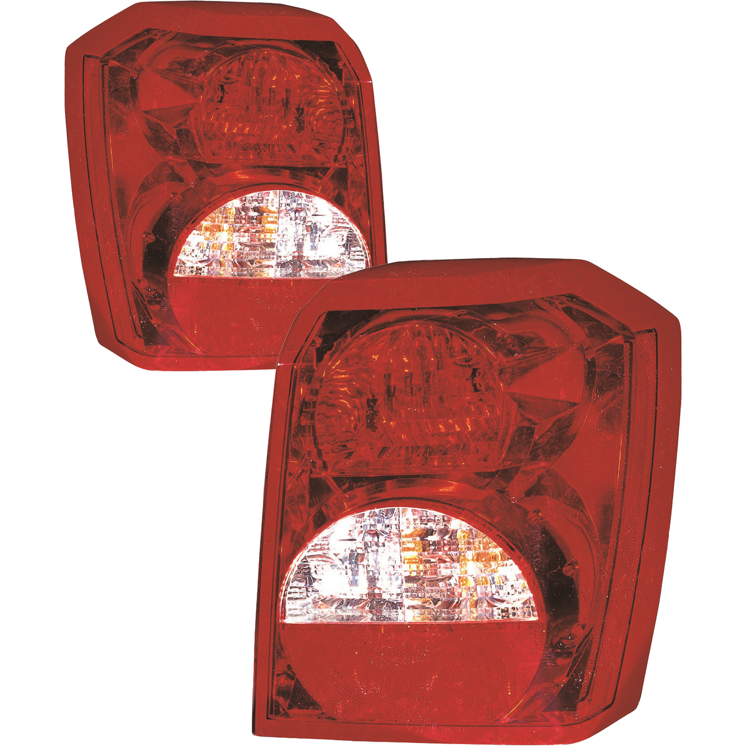 Tail Light Set For 08-12 Dodge Caliber; CAPA Certified