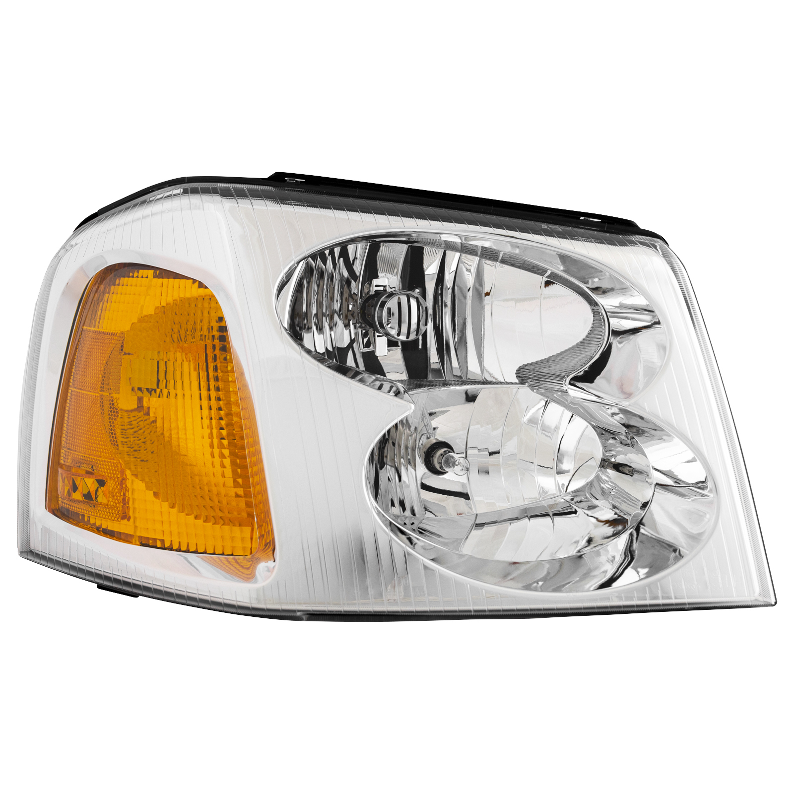 Right Passenger Side Headlight For 02-09 GMC Envoy; CAPA Certified