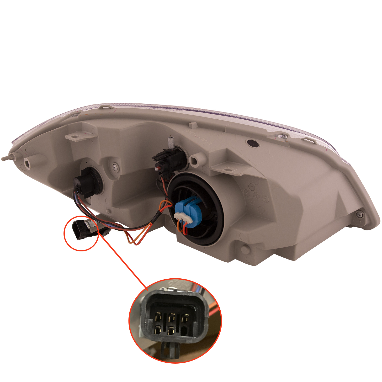 Right Passenger Side Headlight For 05-10 Chevrolet Cobalt, 07-09 Pontiac G5; CAPA Certified