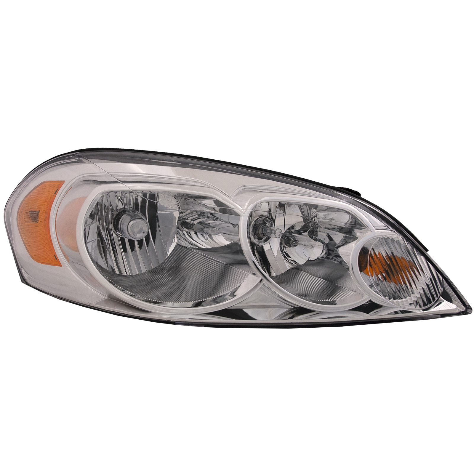 Right Passenger Side Headlight For 06-14 Chevrolet Impala, 14-16 Chevrolet Impala Limited, 06-07 Chevrolet Monte Carlo; CAPA Certified