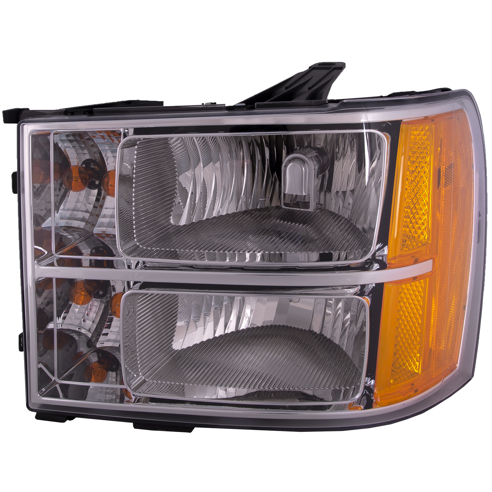 Left Driver Side Headlight For 2007-2014 GMC; CAPA Certified