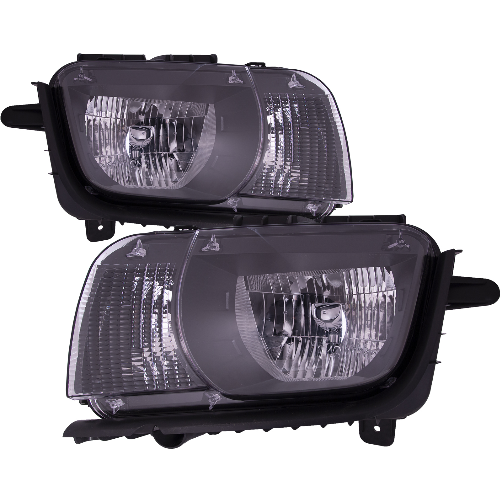 Headlight Set For 10-13 Chevrolet Camaro; CAPA Certified