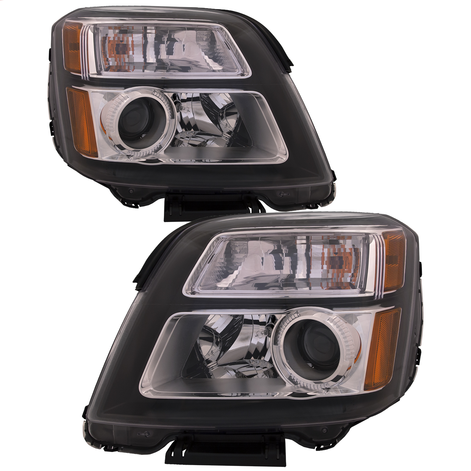 Headlight Set For 13-15 GMC Terrain; CAPA Certified