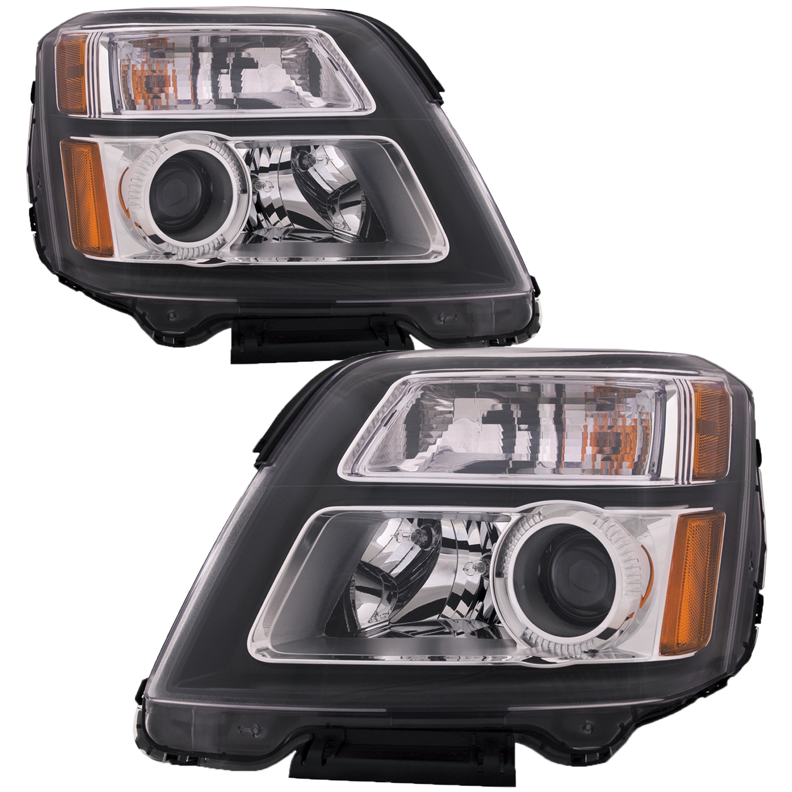 Headlight Set For 16-17 GMC Terrain; CAPA Certified