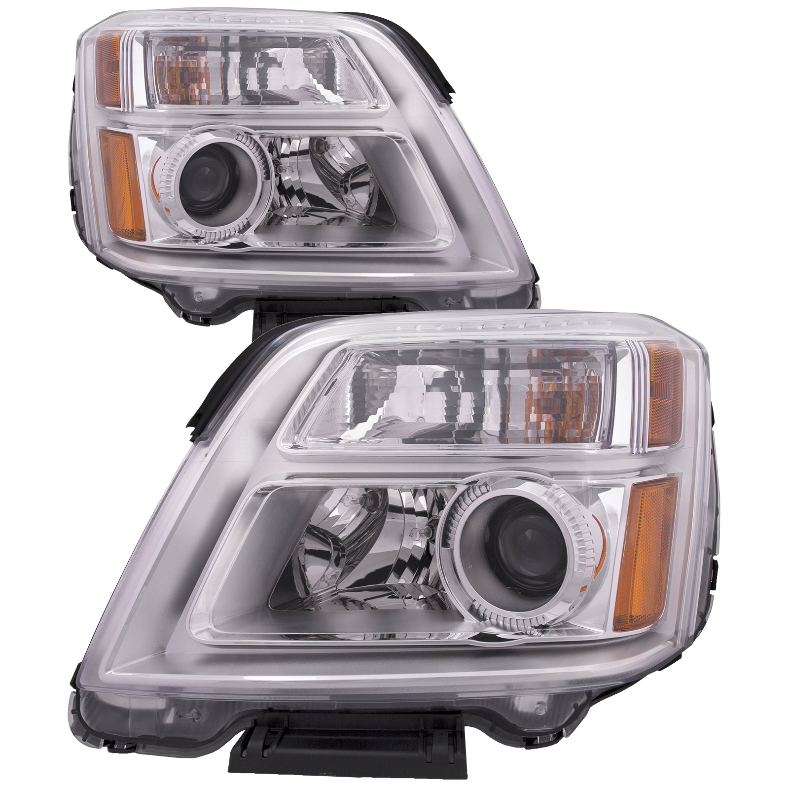 Headlight Set For 10-15 GMC Terrain; CAPA Certified