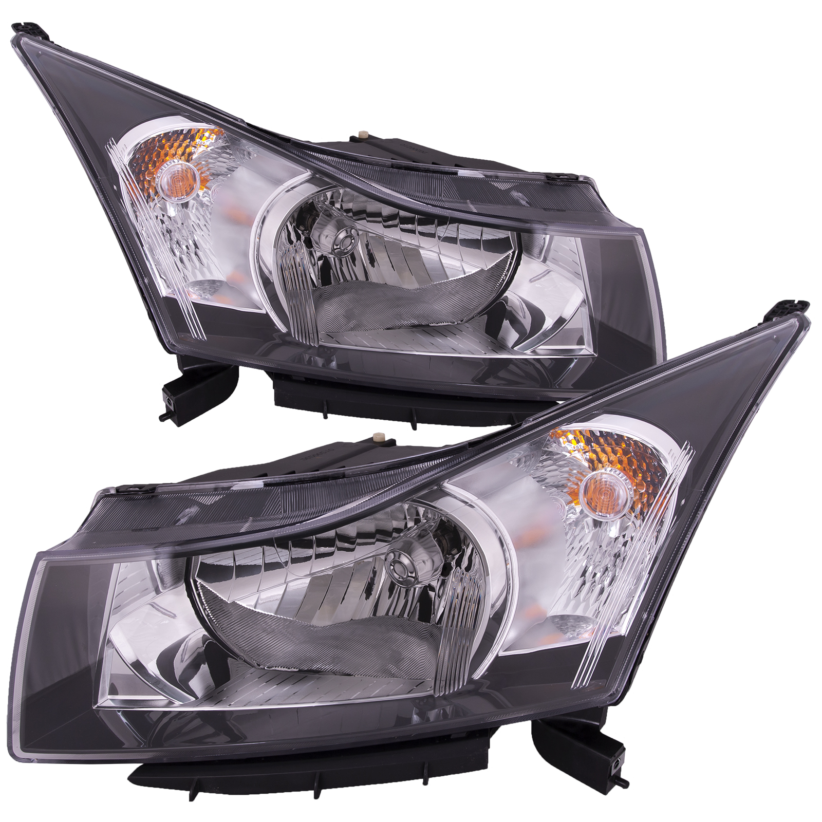 Headlight Set For 11-12 Chevrolet Cruze; CAPA Certified