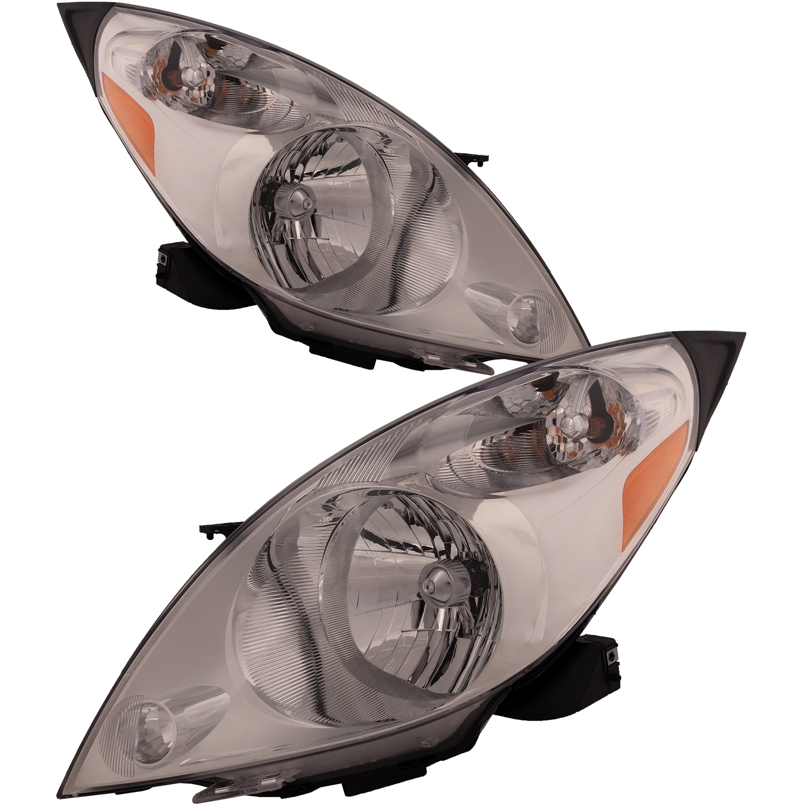 Headlight Set For 13-15 Chevrolet Spark; CAPA Certified