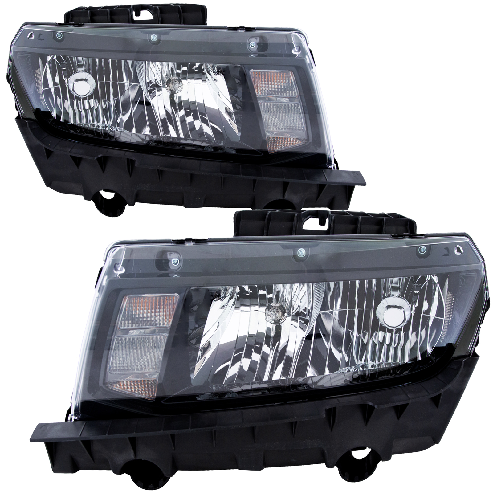 Headlight Set For 14-15 Chevrolet Camaro; CAPA Certified