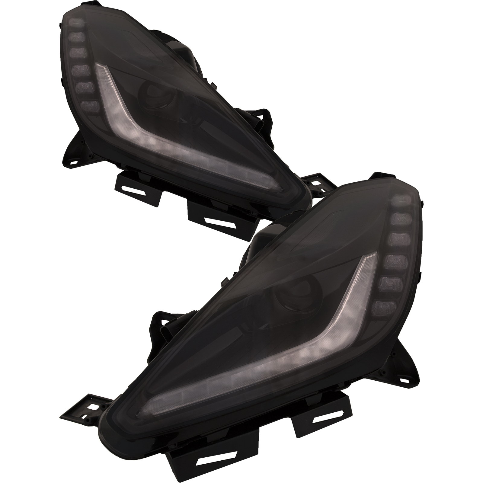 Headlight Set For 14-19 Chevrolet Corvette