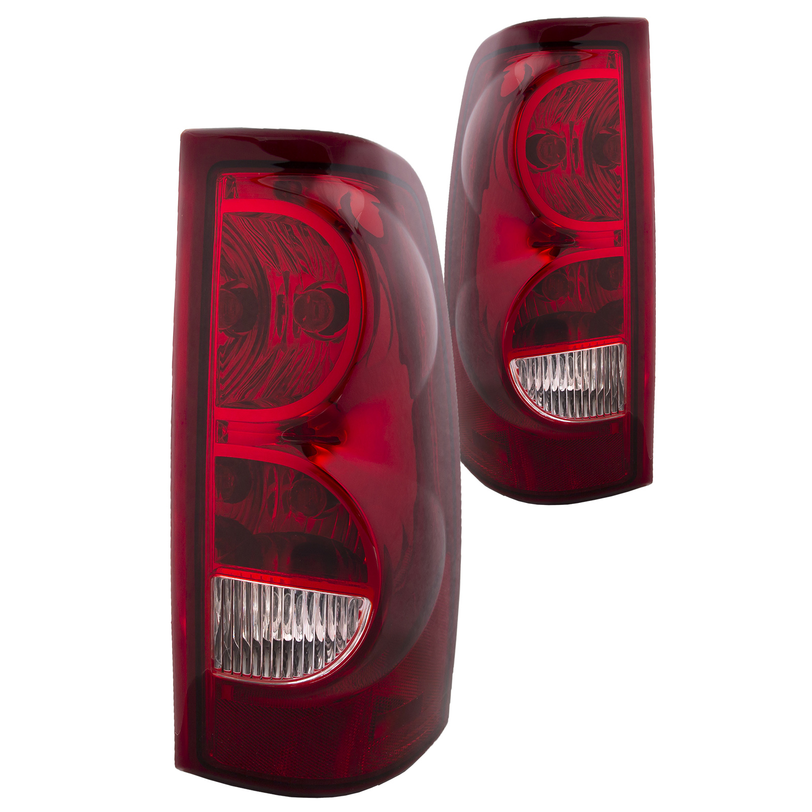 Tail Light Set For 03 Chevrolet Silverado 1500, 03 Chevrolet Silverado 2500, 03 Chevrolet Silverado 2500 HD; CAPA Certified