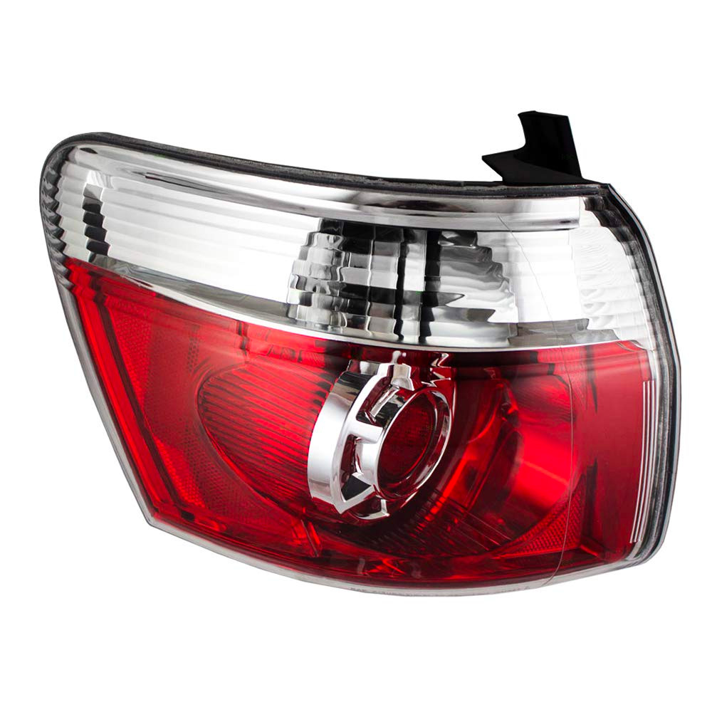 Left Driver Side Tail Light For 07-12 GMC Acadia; CAPA Certified