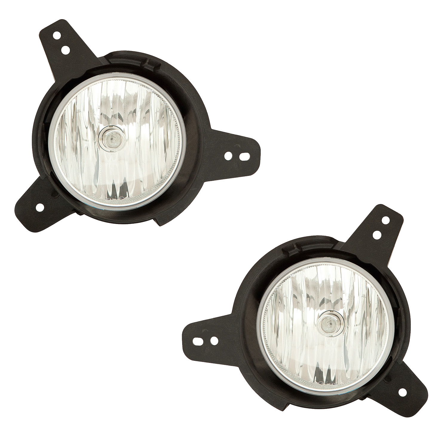 Fog Light Set For 17-19 Chevrolet Sonic; CAPA Certified