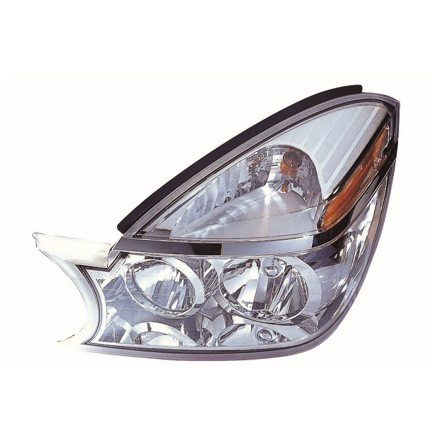 Left Driver Side Headlight For 04-07 Buick Rendezvous; CAPA Certified