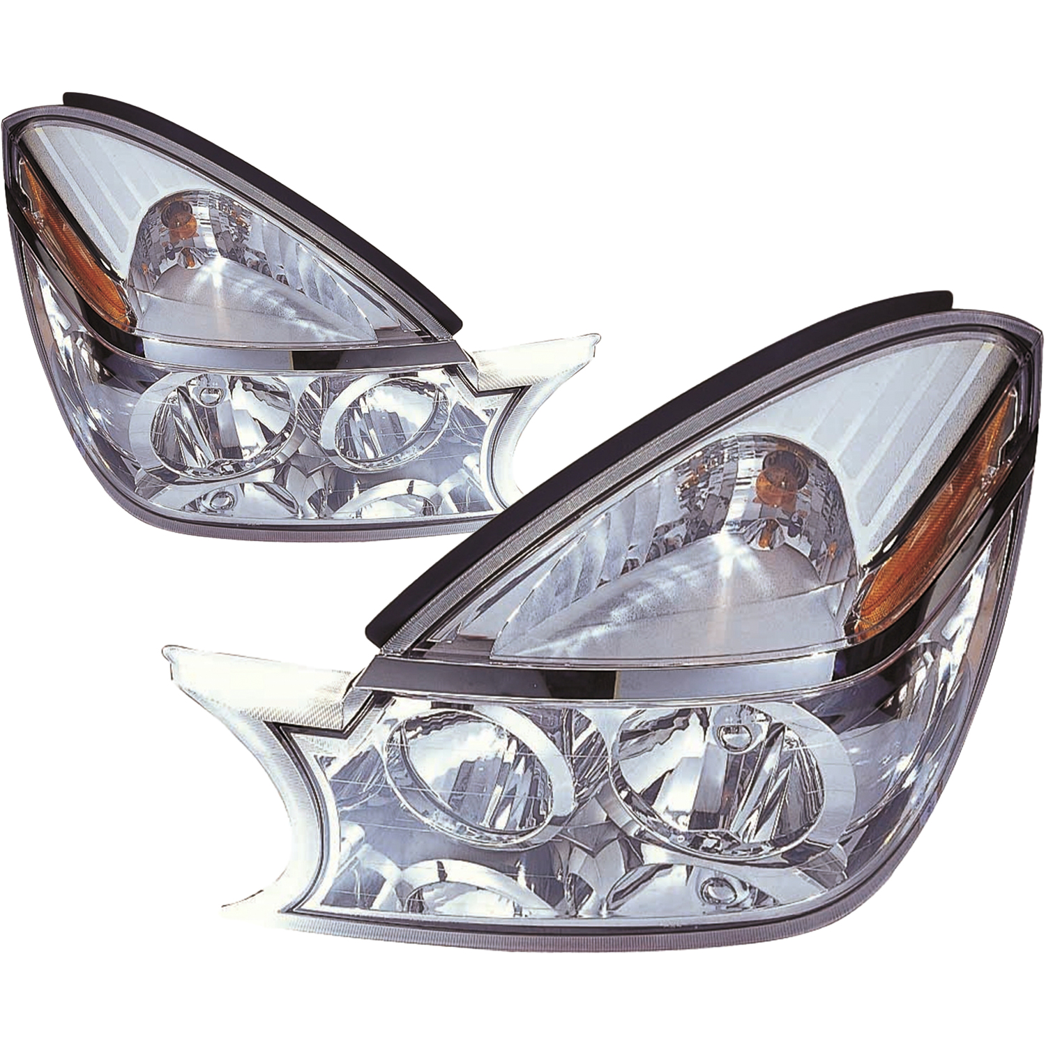 Headlight Set For 04-07 Buick Rendezvous; CAPA Certified