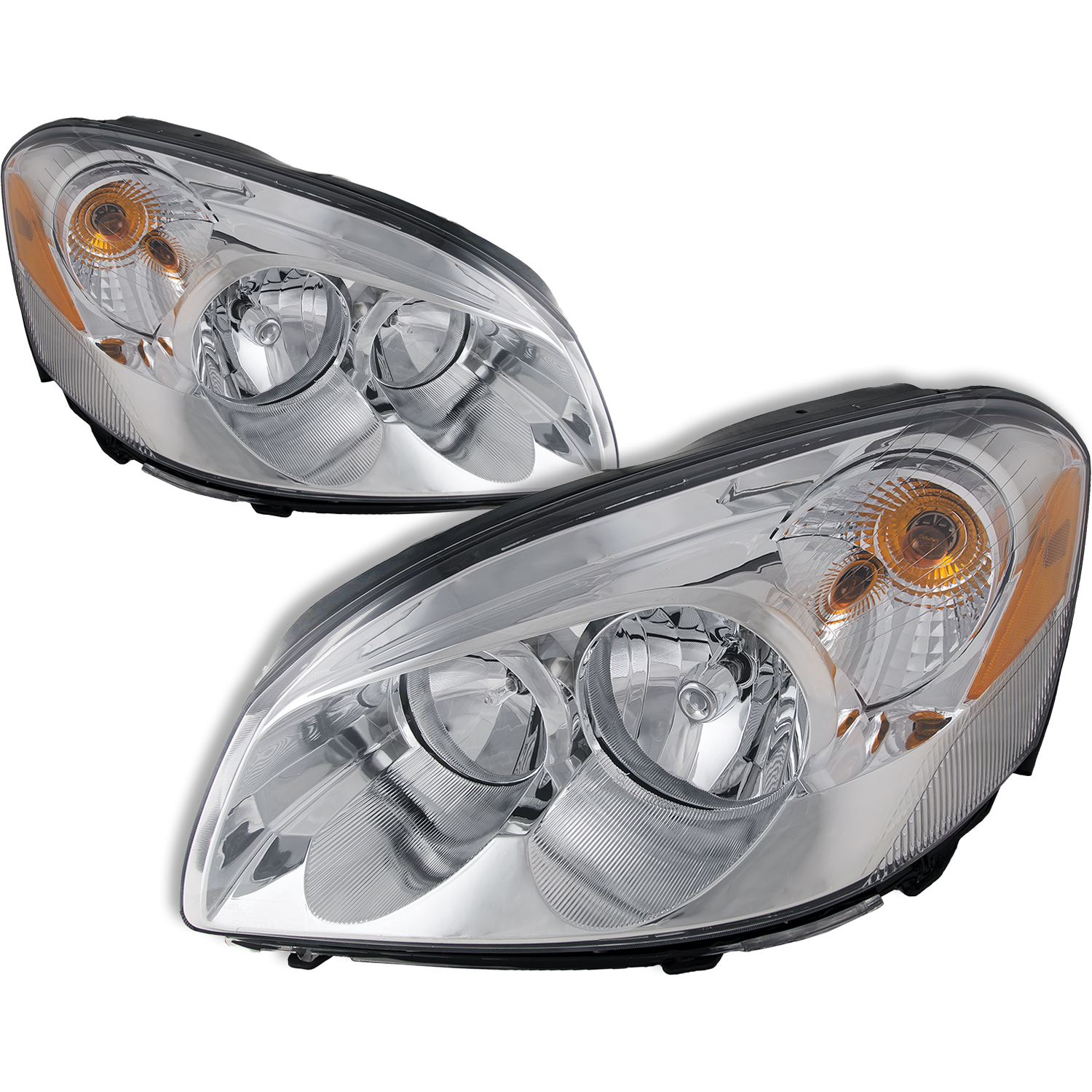 Headlight Set For 06-08 Buick Lucerne; CAPA Certified